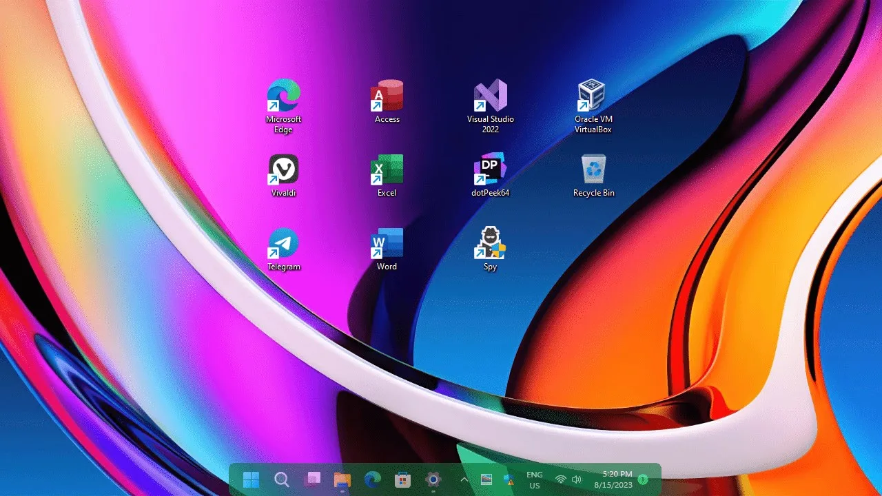 TaskbarToDock screenshot 2
