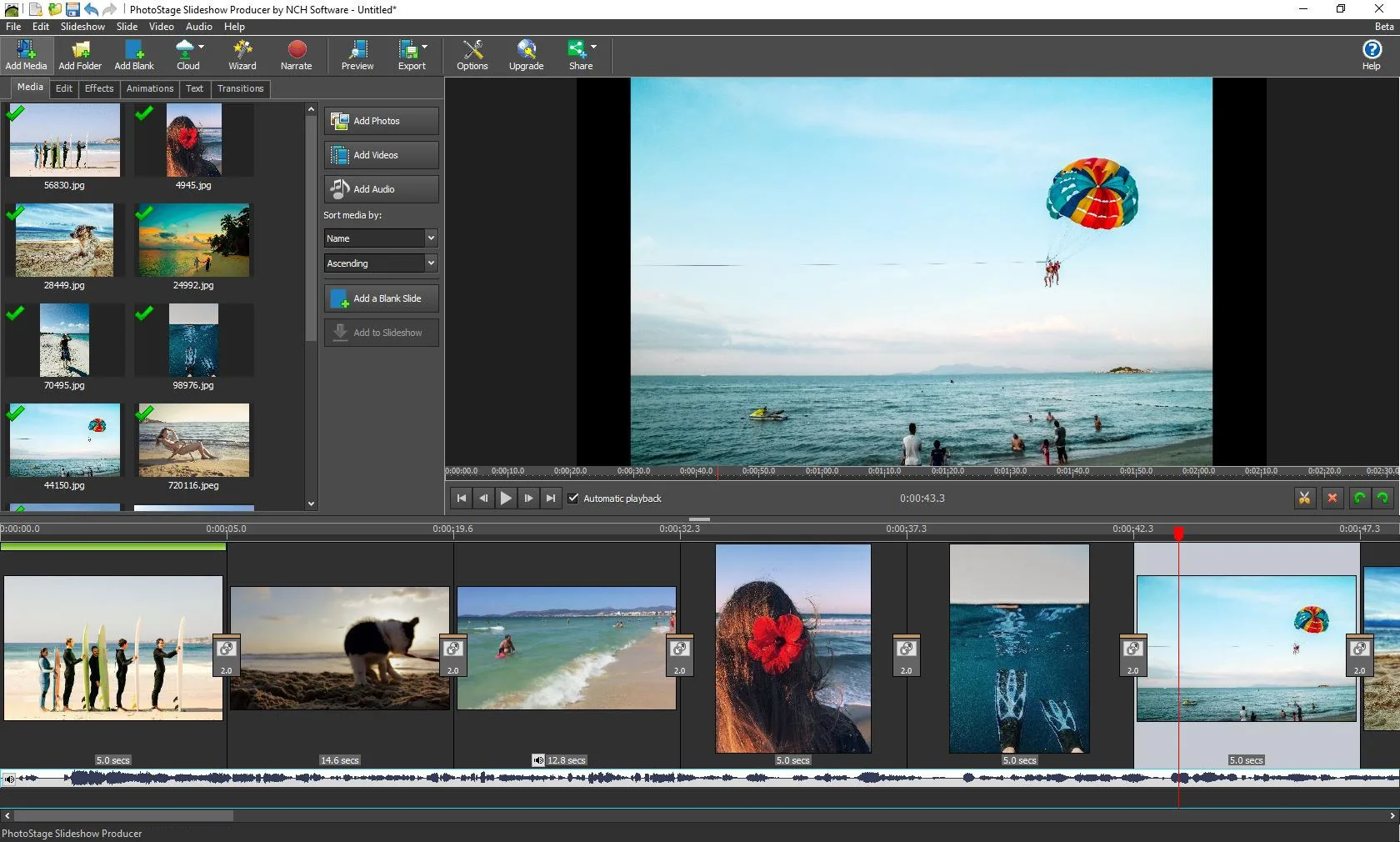 PhotoStage Slideshow Maker Express Edition screenshot 1