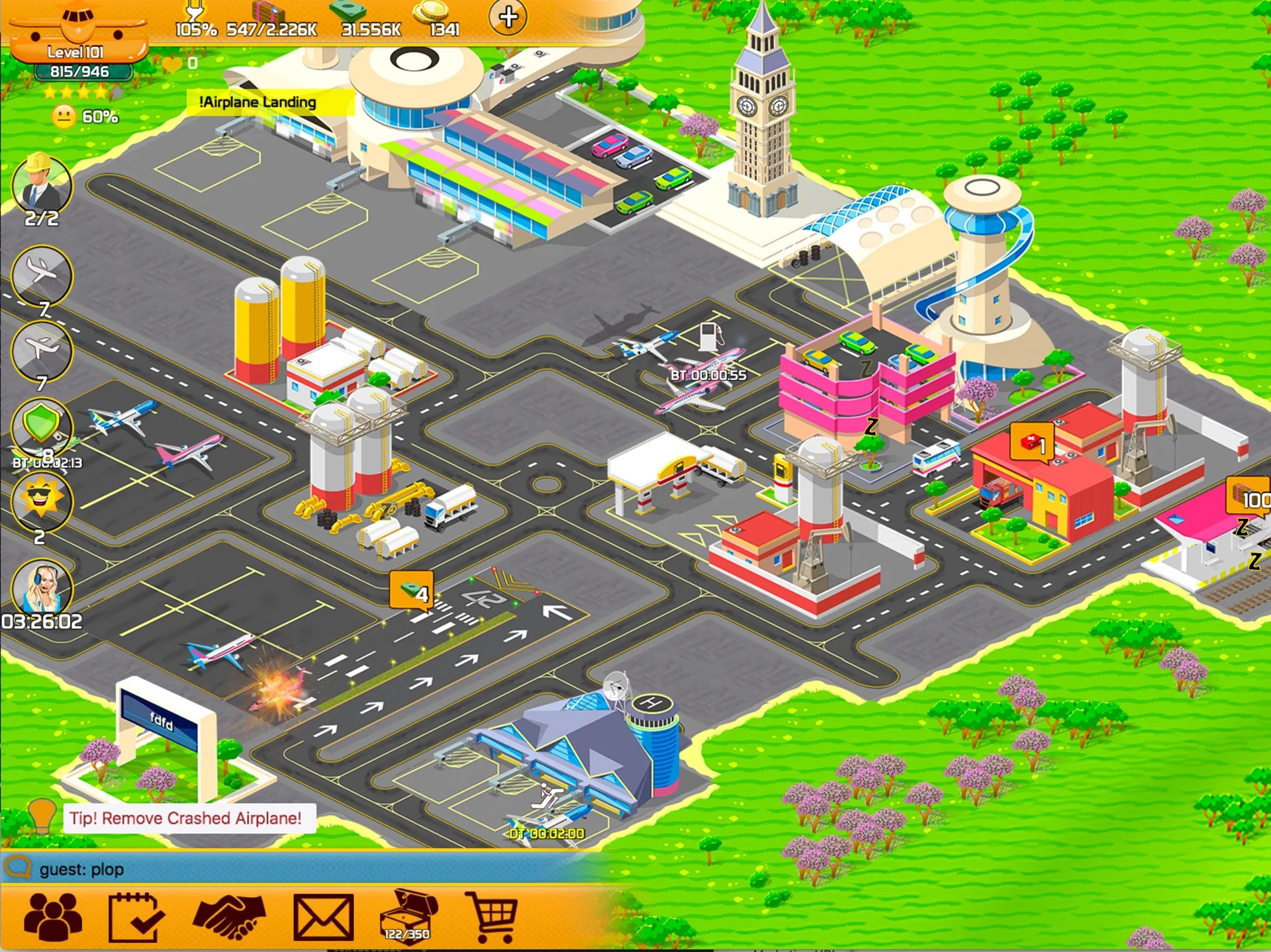 Aircraft Oops 2017- Airport Management screenshot 1