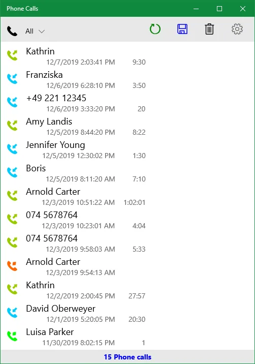 Phone Calls screenshot 2