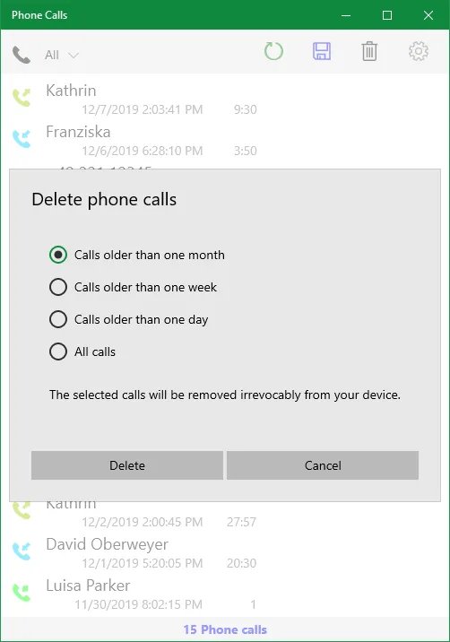 Phone Calls screenshot 5