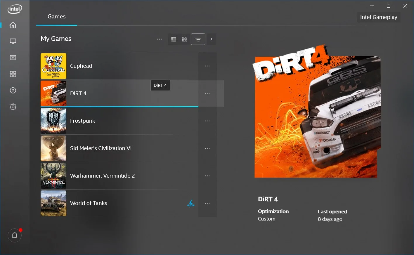 Intel® Graphics Command Center (Beta) screenshot 4