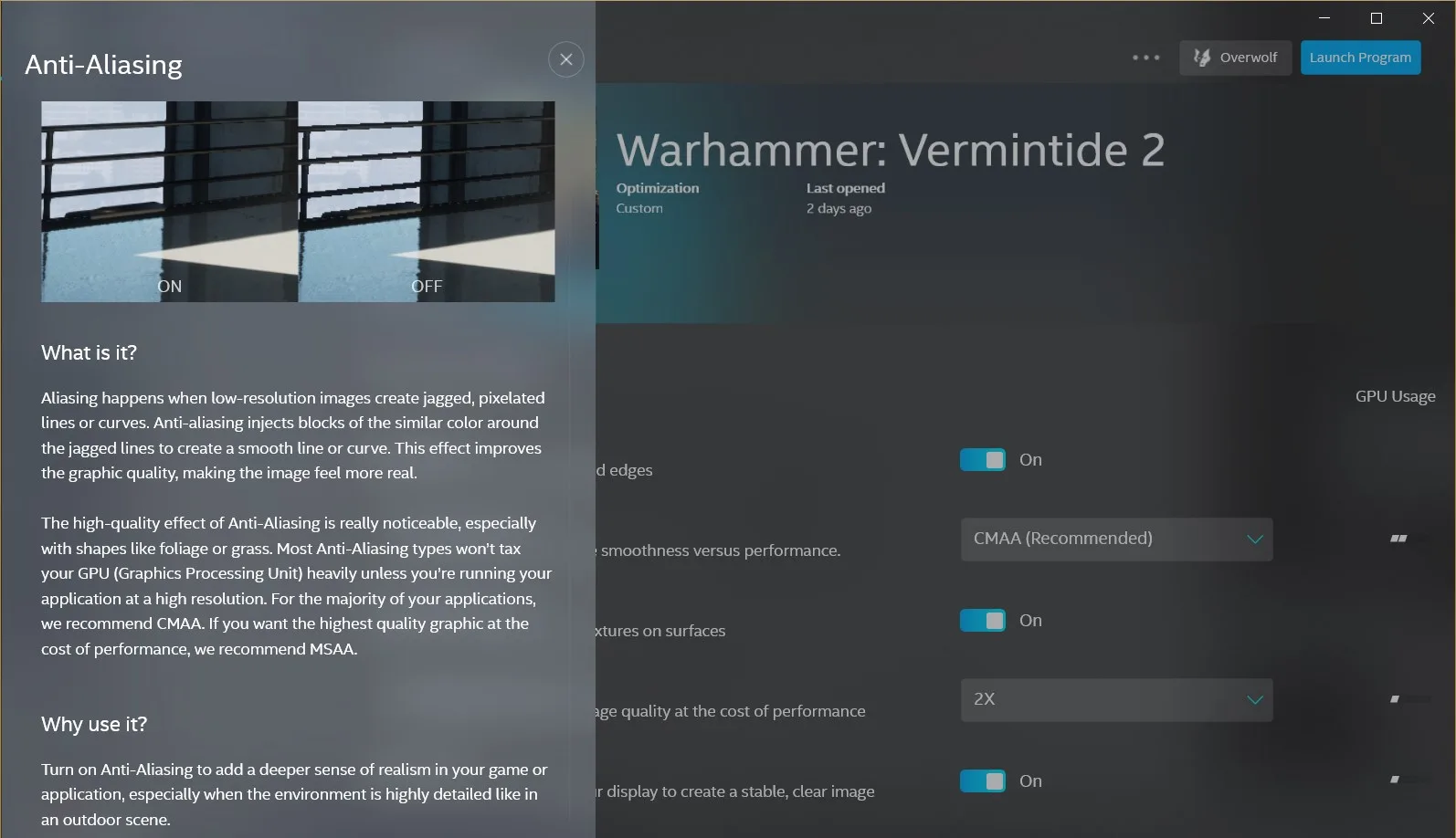 Intel® Graphics Command Center (Beta) screenshot 5