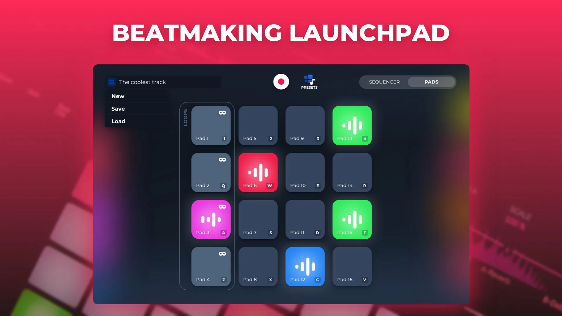 Pads Studio: Professional Drum Pad Machine screenshot 1
