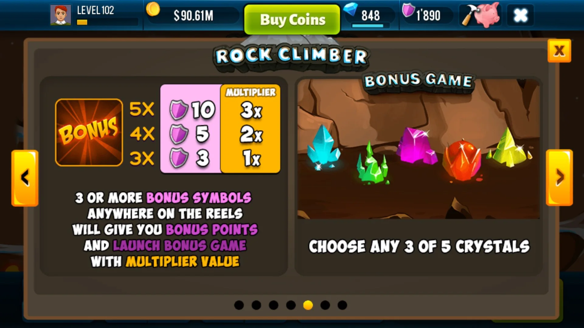 Rock Climber Slots screenshot 2