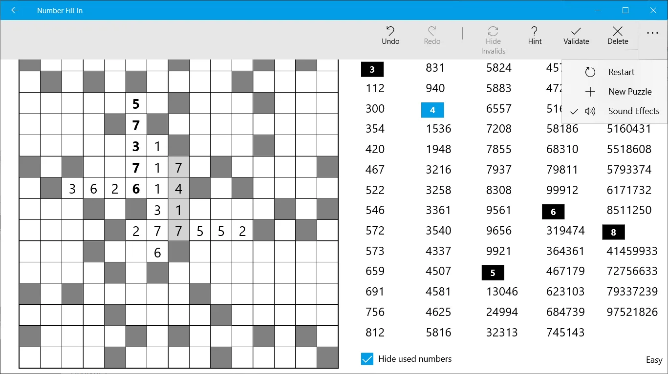 Number Fill In screenshot 5