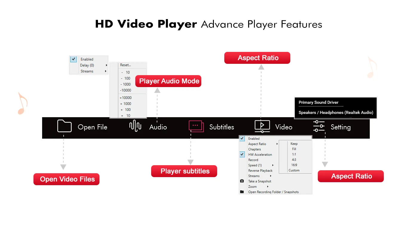HD Video Player - Play Videos screenshot 1