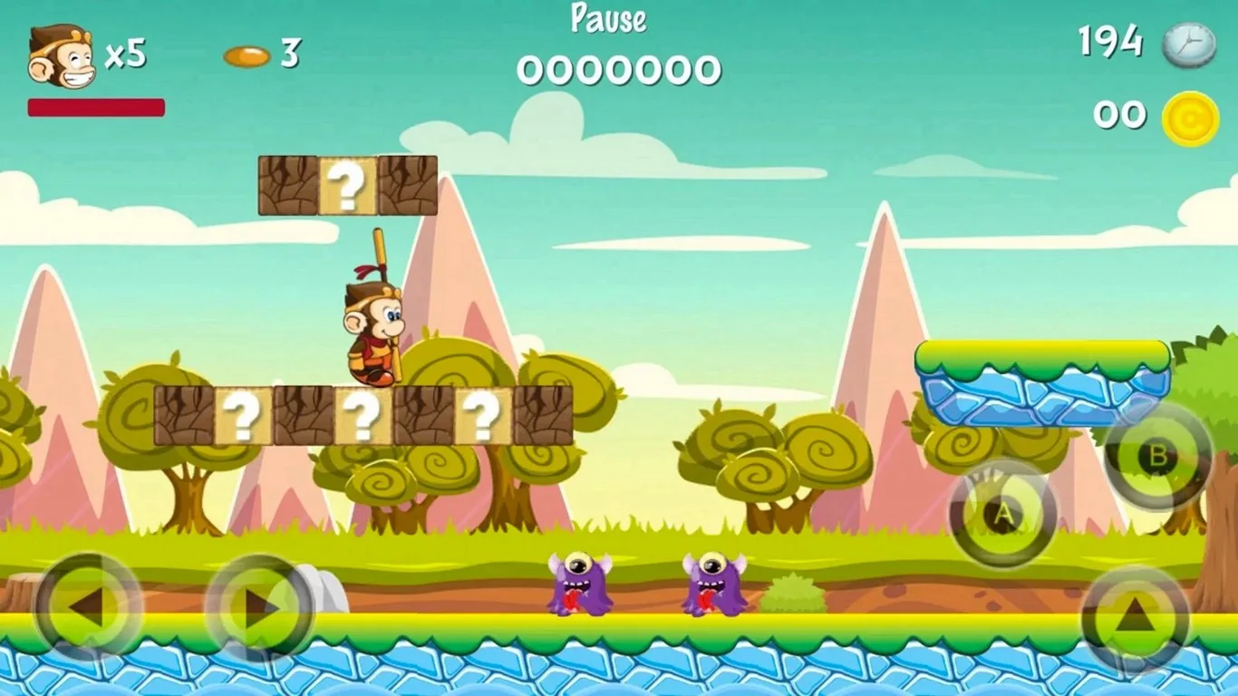 Jump Kong Hero Craft World screenshot 3