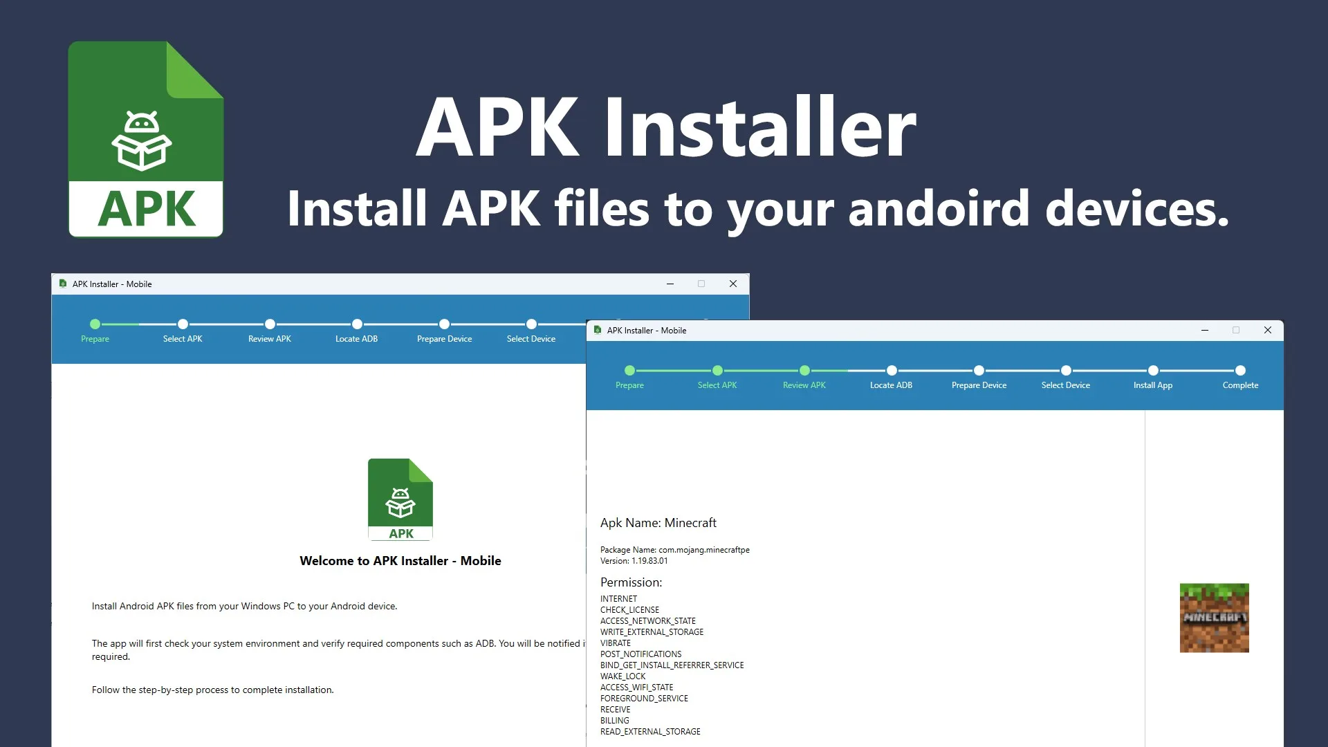 Installer for APK Mobile Apps screenshot 1