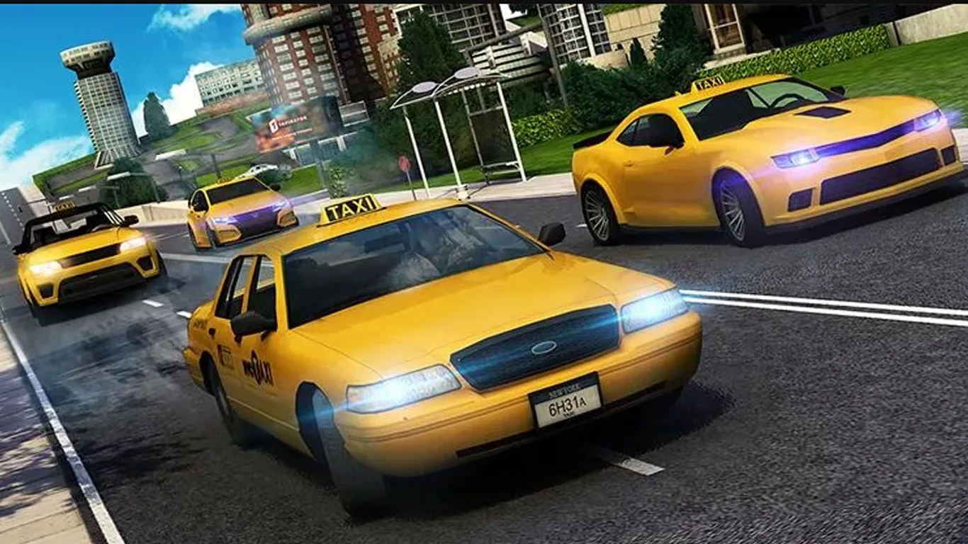 Taxi Driver Simulation 3D screenshot 1