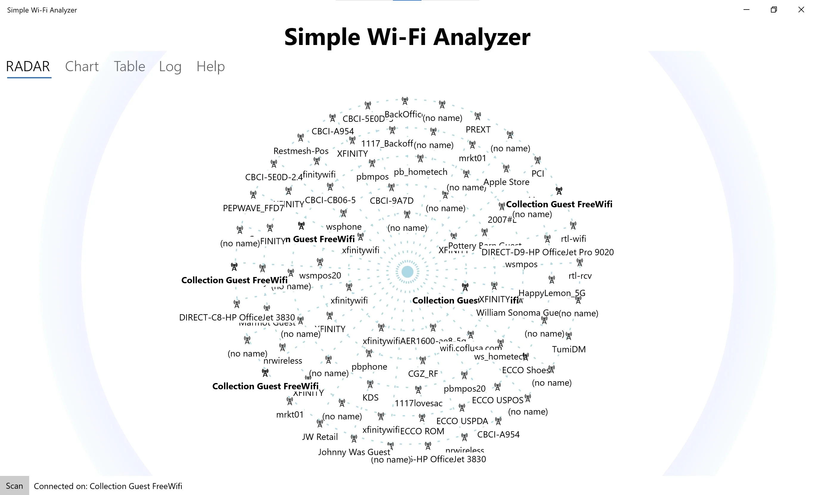 Simple Wi-Fi Analyzer screenshot 2