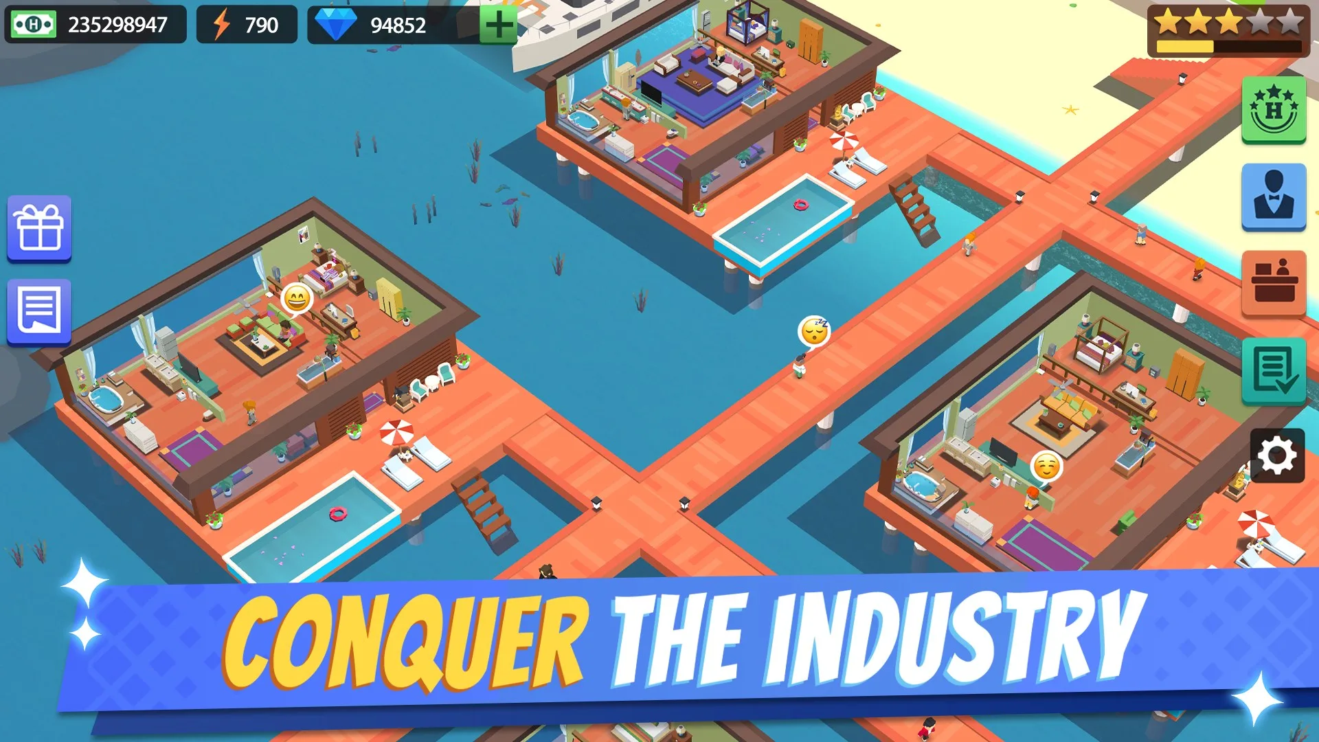 Idle Hotel Kingdom Free screenshot 3