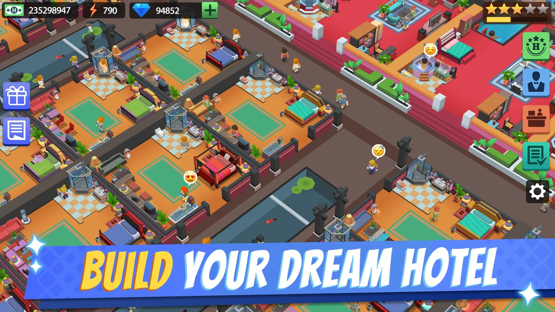 Idle Hotel Kingdom Free screenshot 5