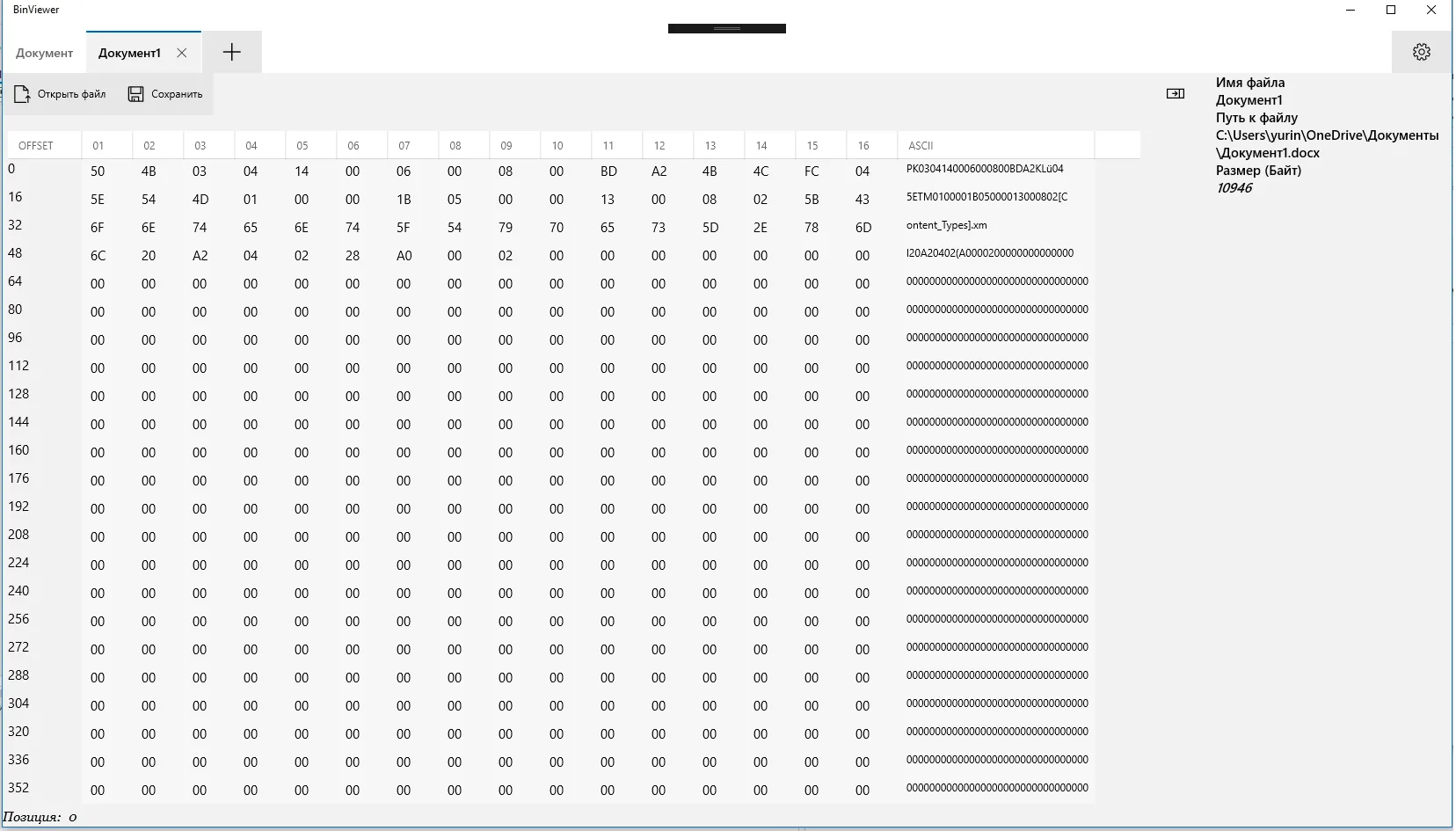 BinViewer screenshot 1