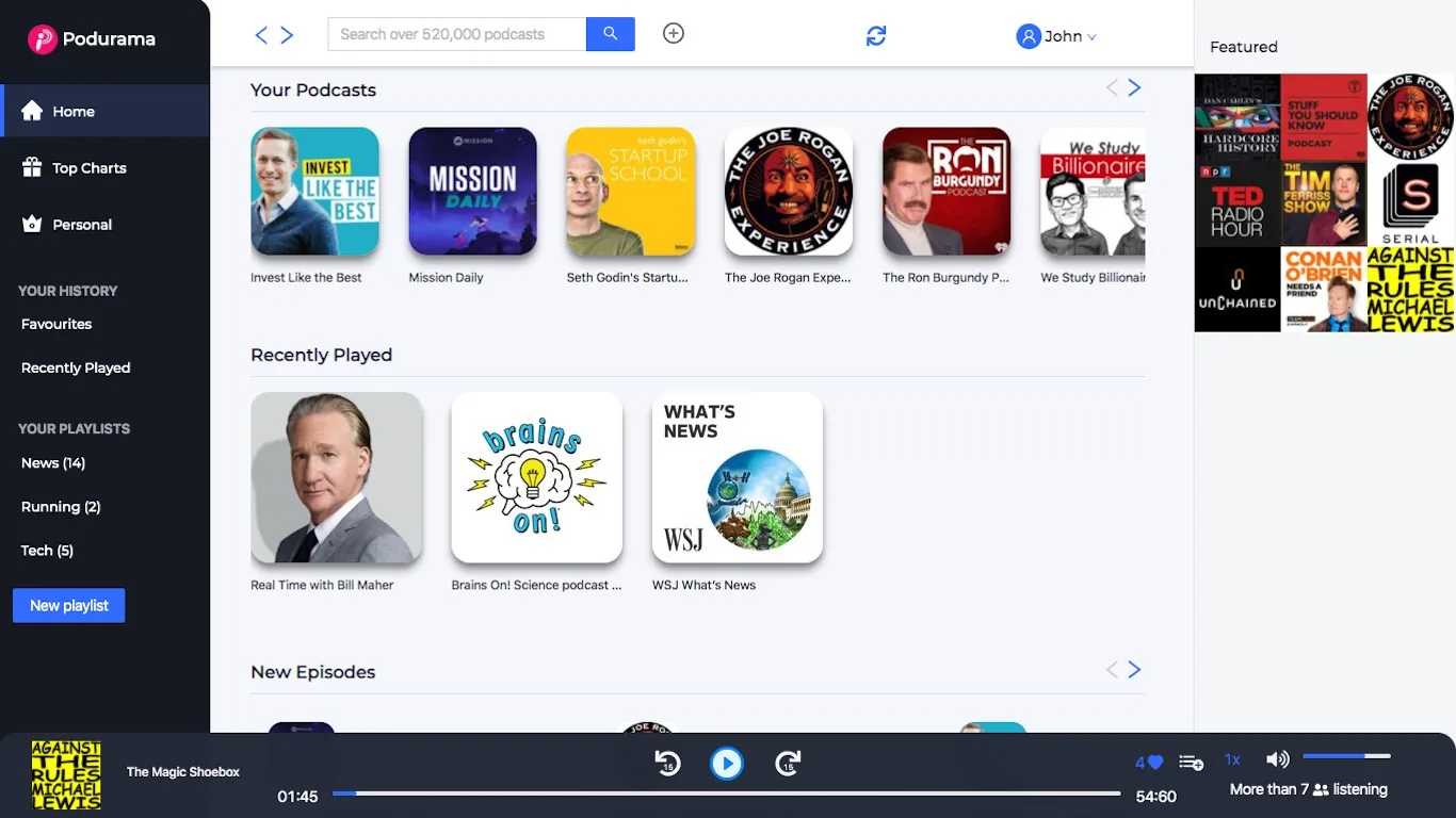Podurama Podcast Player screenshot 3