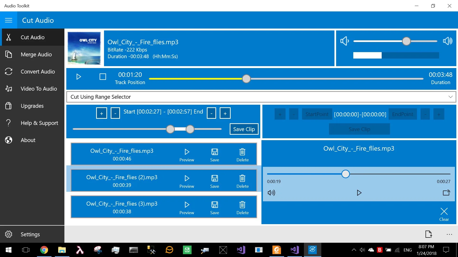 Audio Toolkit screenshot 1
