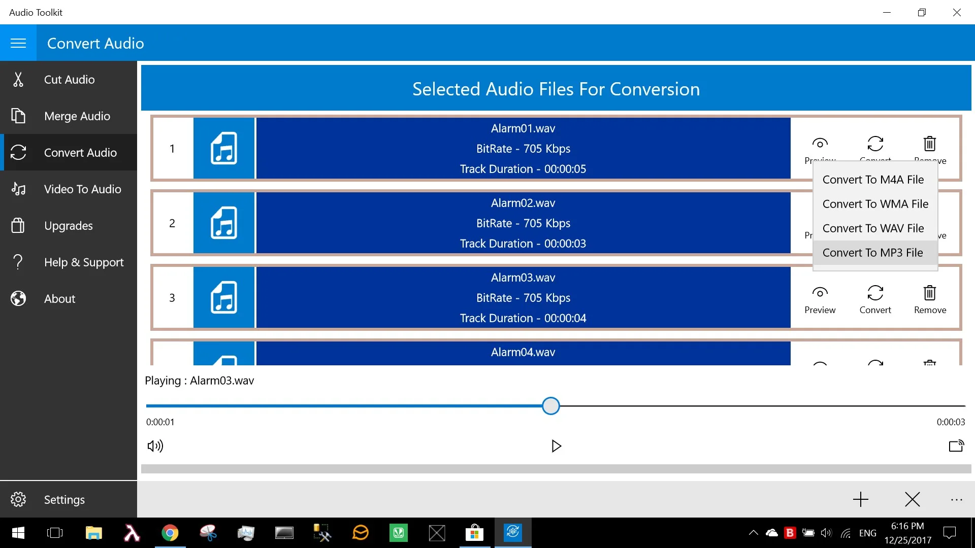 Audio Toolkit screenshot 3