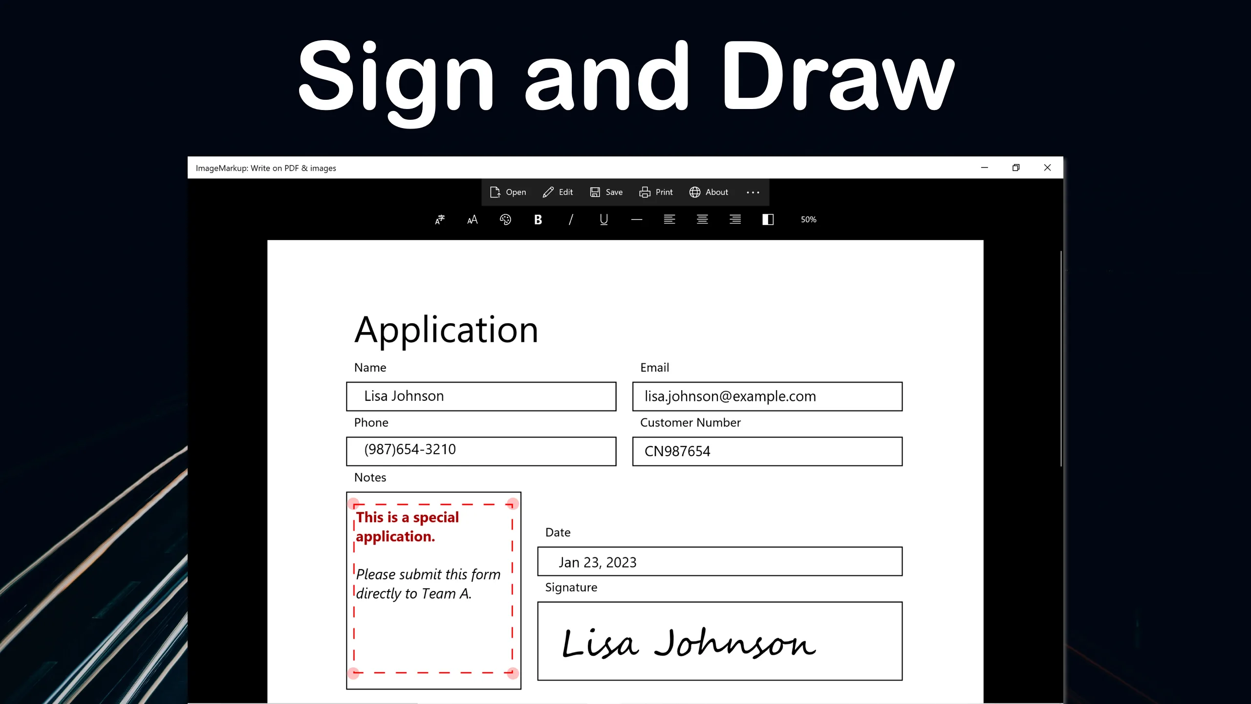 ImageMarkup: Write on PDF & images screenshot 5