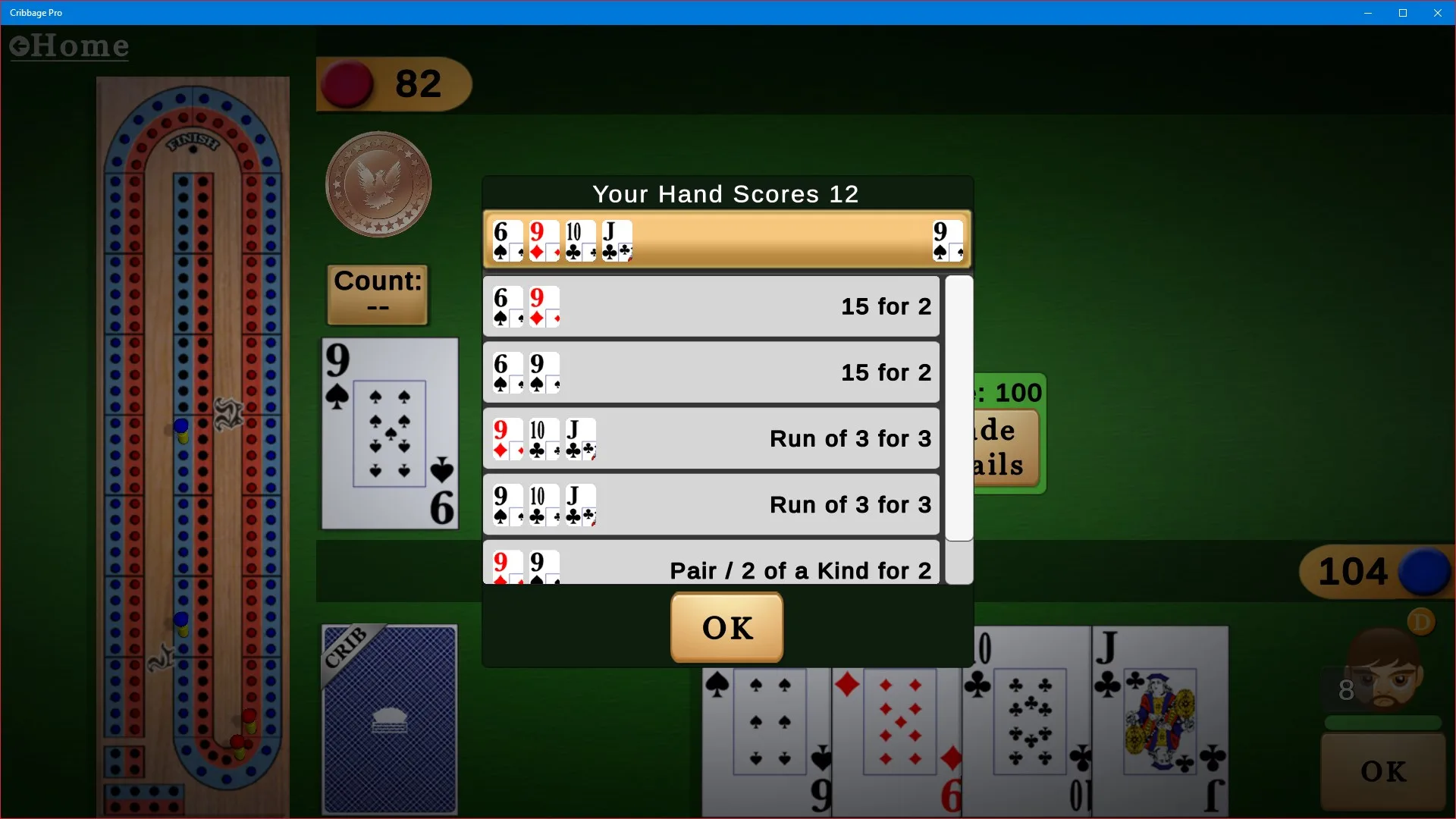 Cribbage Pro screenshot 3