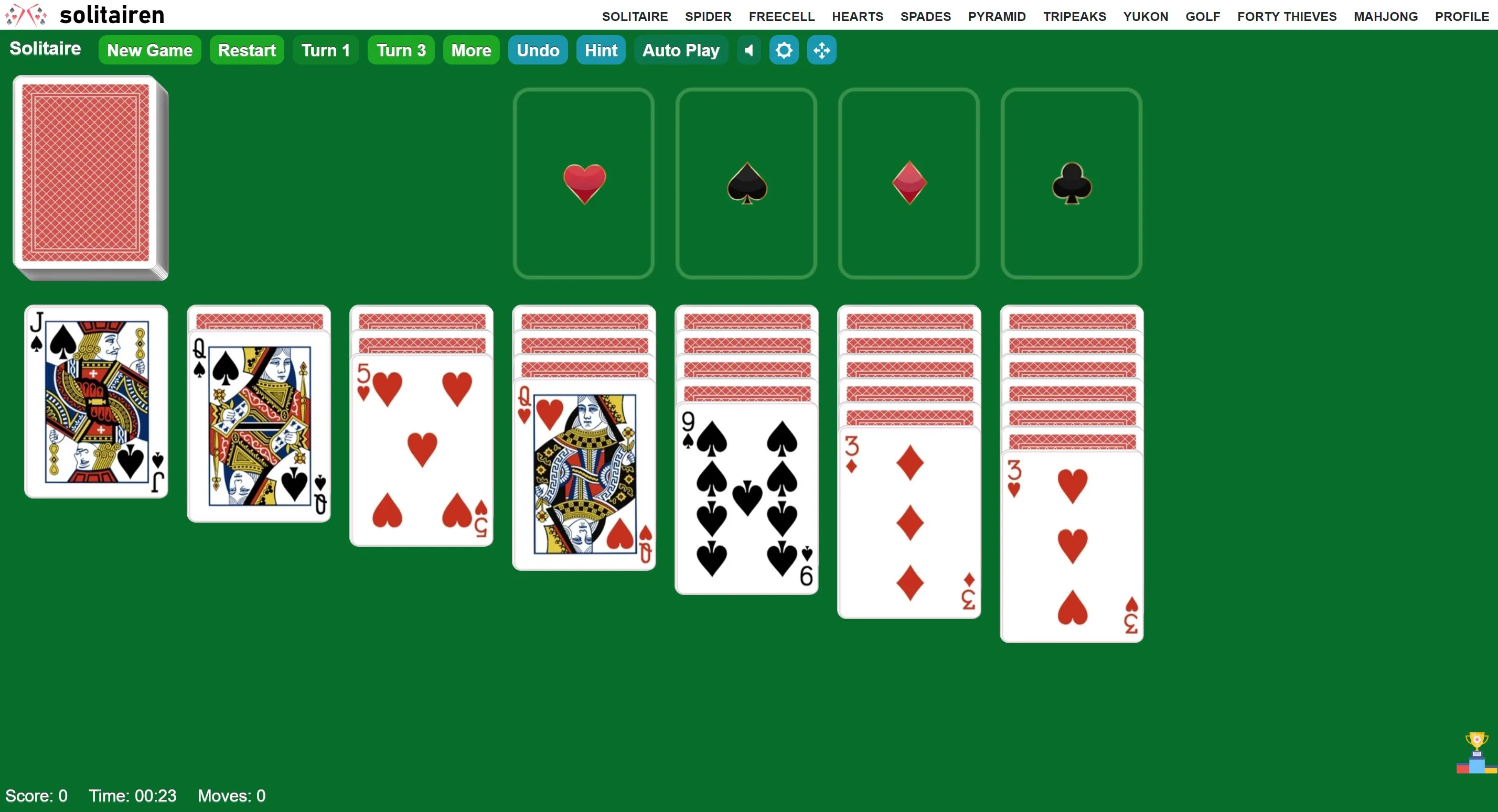 Solitaire Solitairen screenshot 1