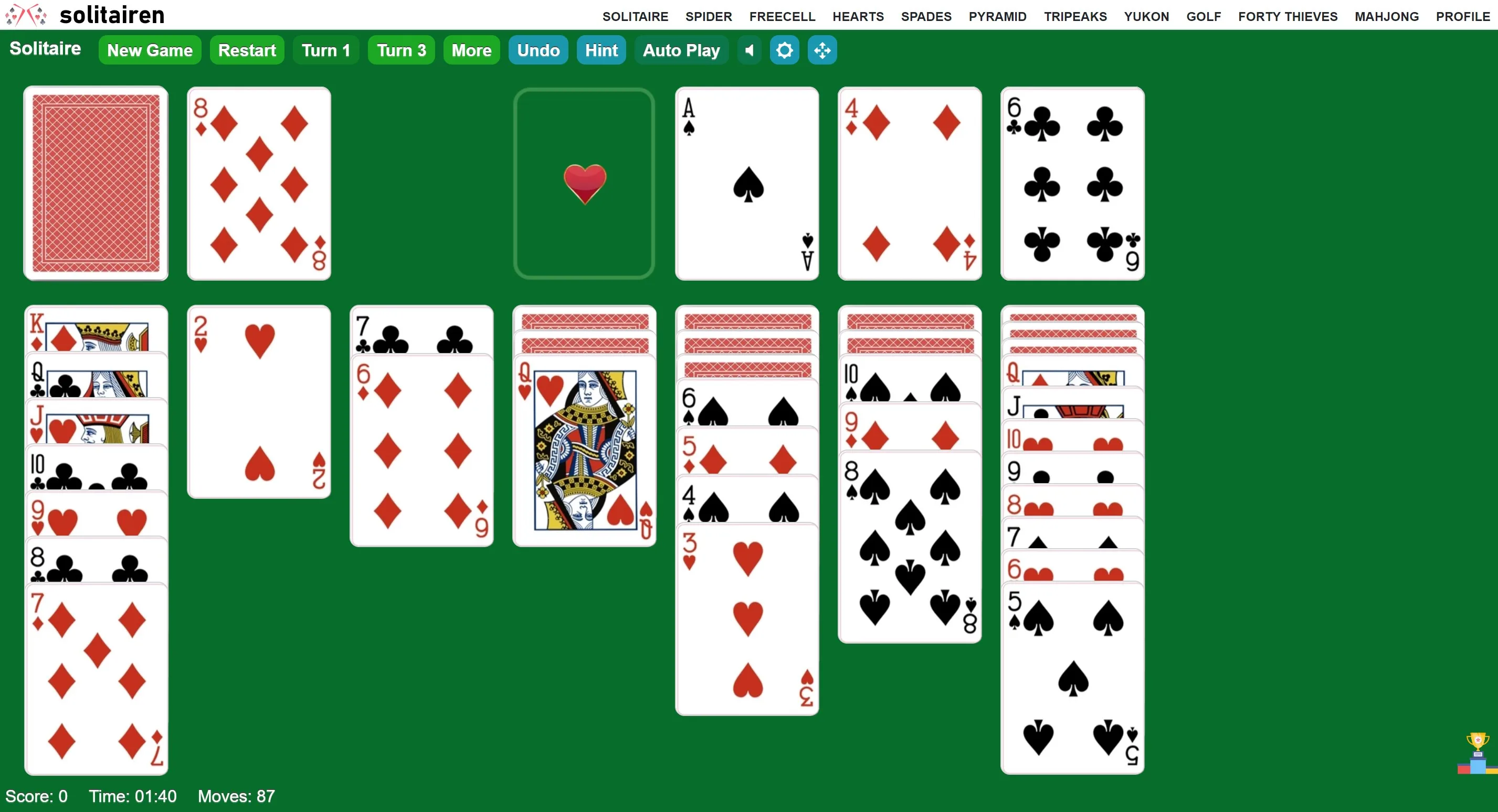 Solitaire Solitairen screenshot 2