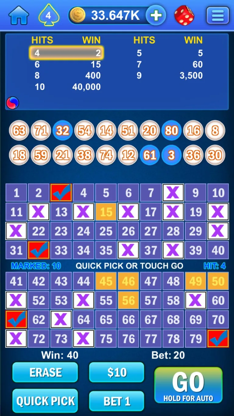Keno Multi Card! screenshot 4