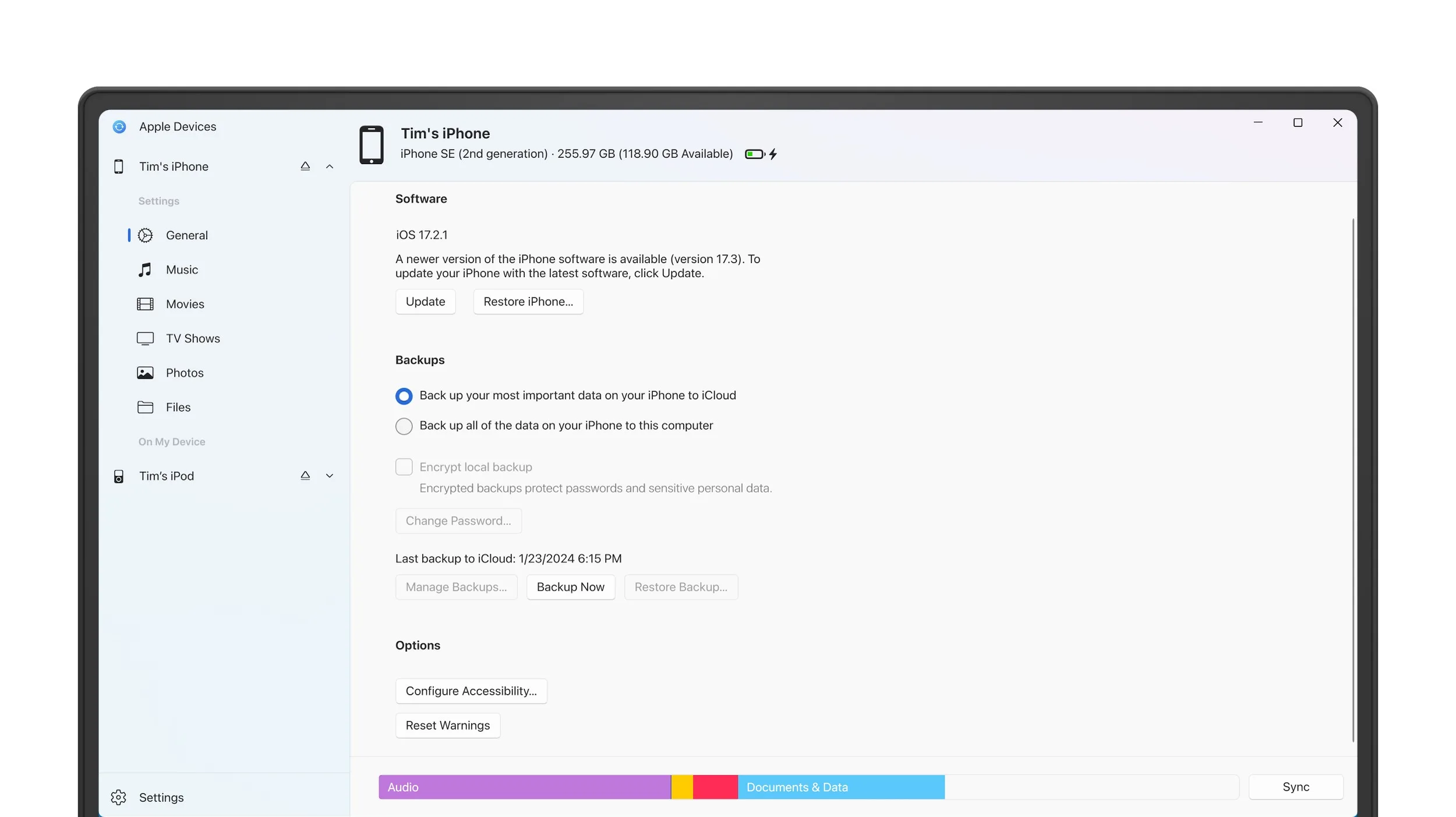 Apple Devices screenshot 1