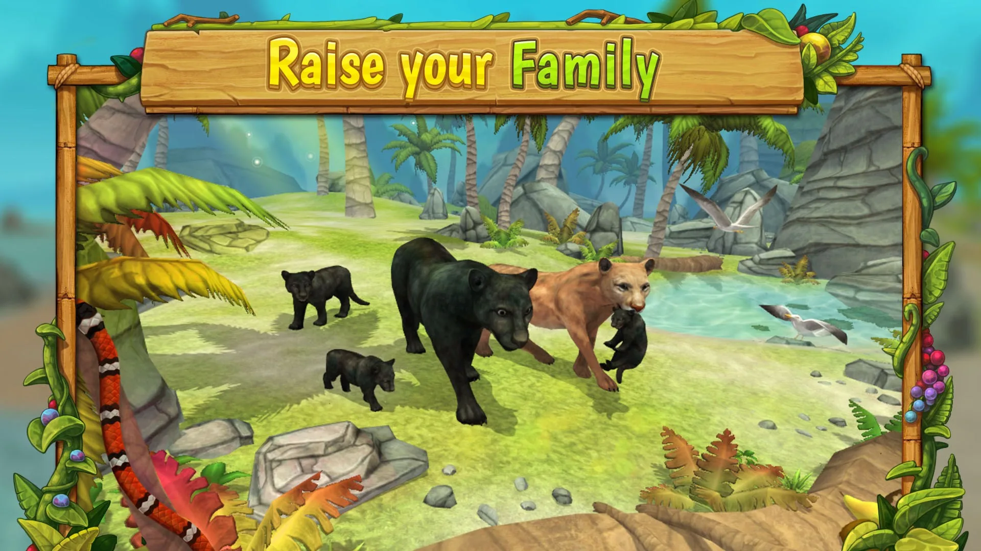 Panther Family Sim screenshot 3