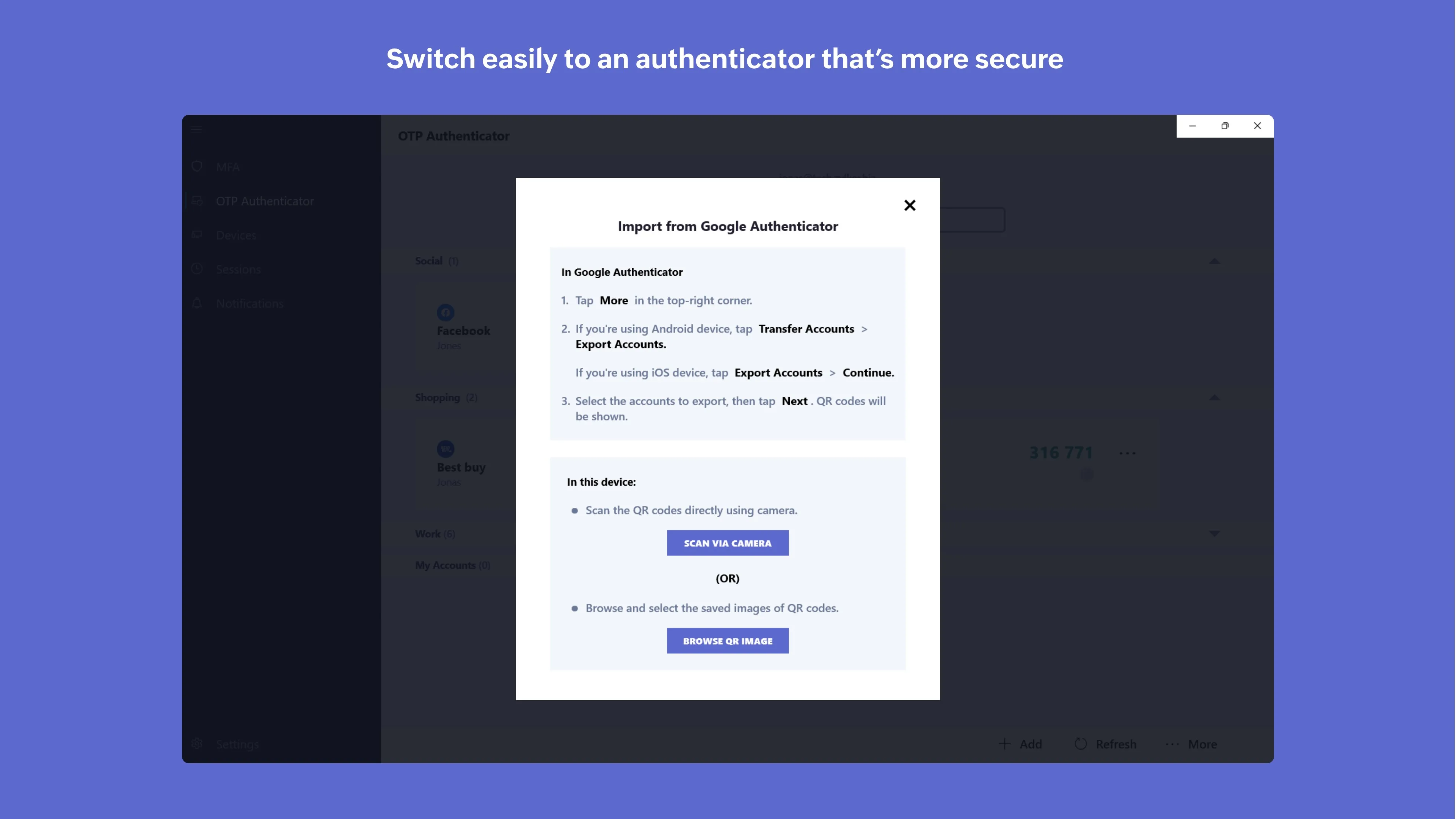 Authenticator App - OneAuth screenshot 4