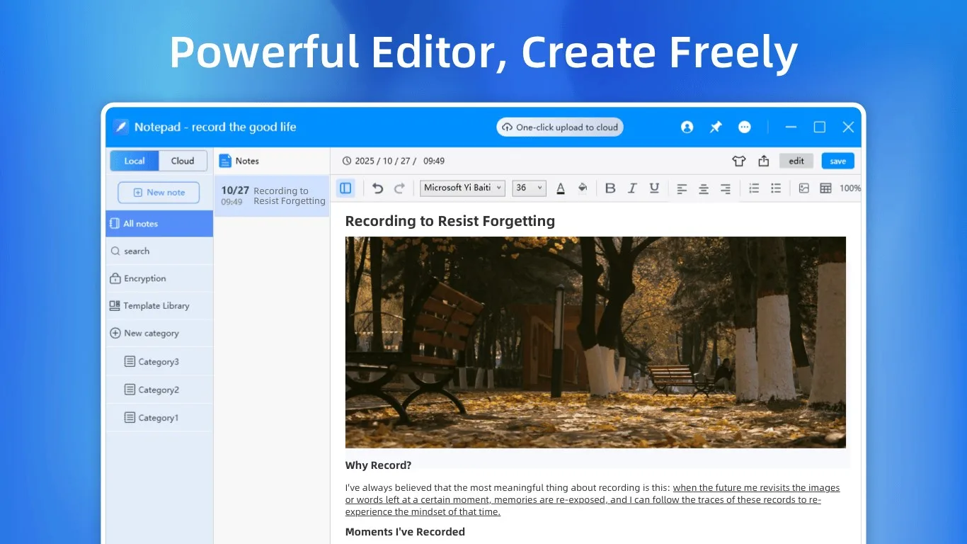 Note - Notepad screenshot 2
