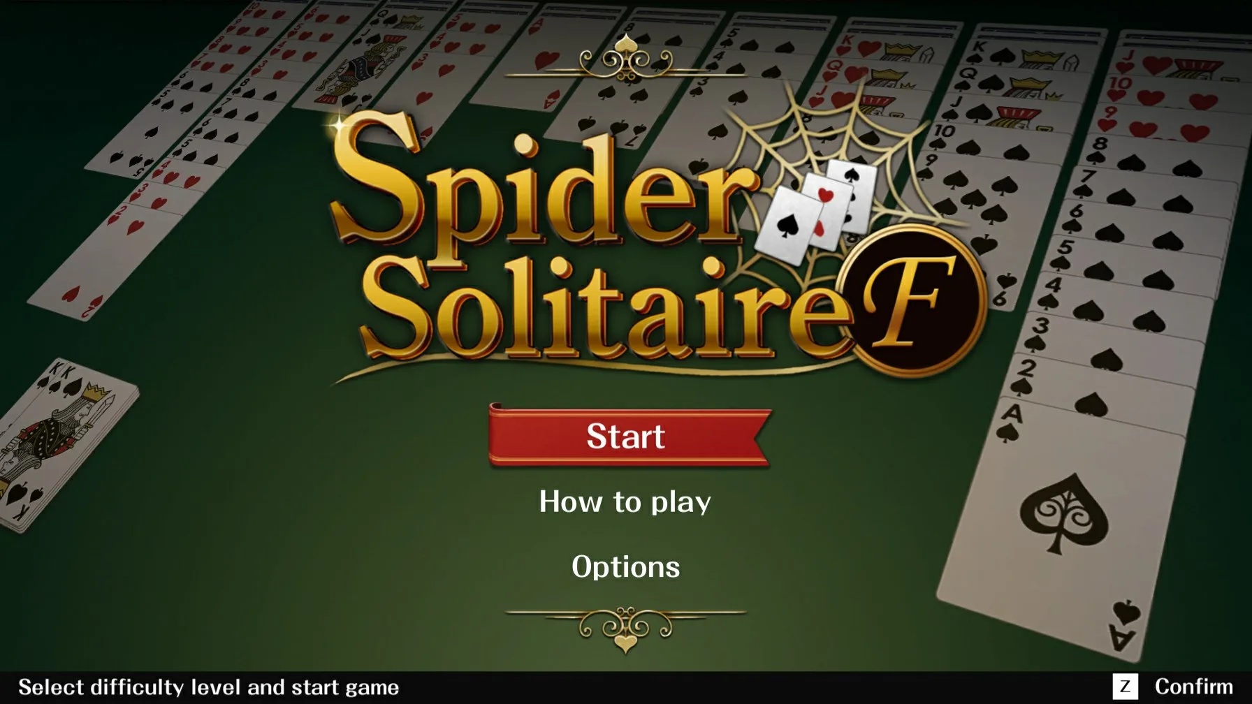 Spider Solitaire F screenshot 1