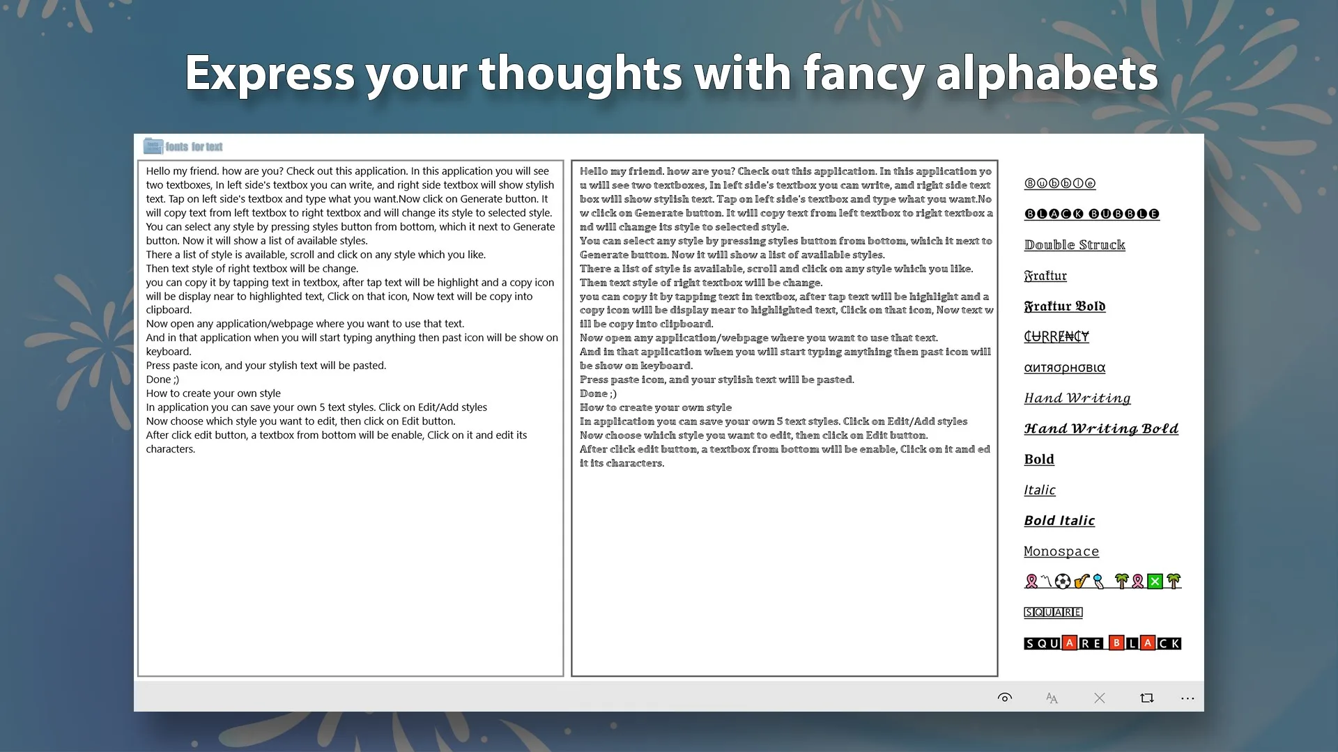 fonts for text screenshot 3