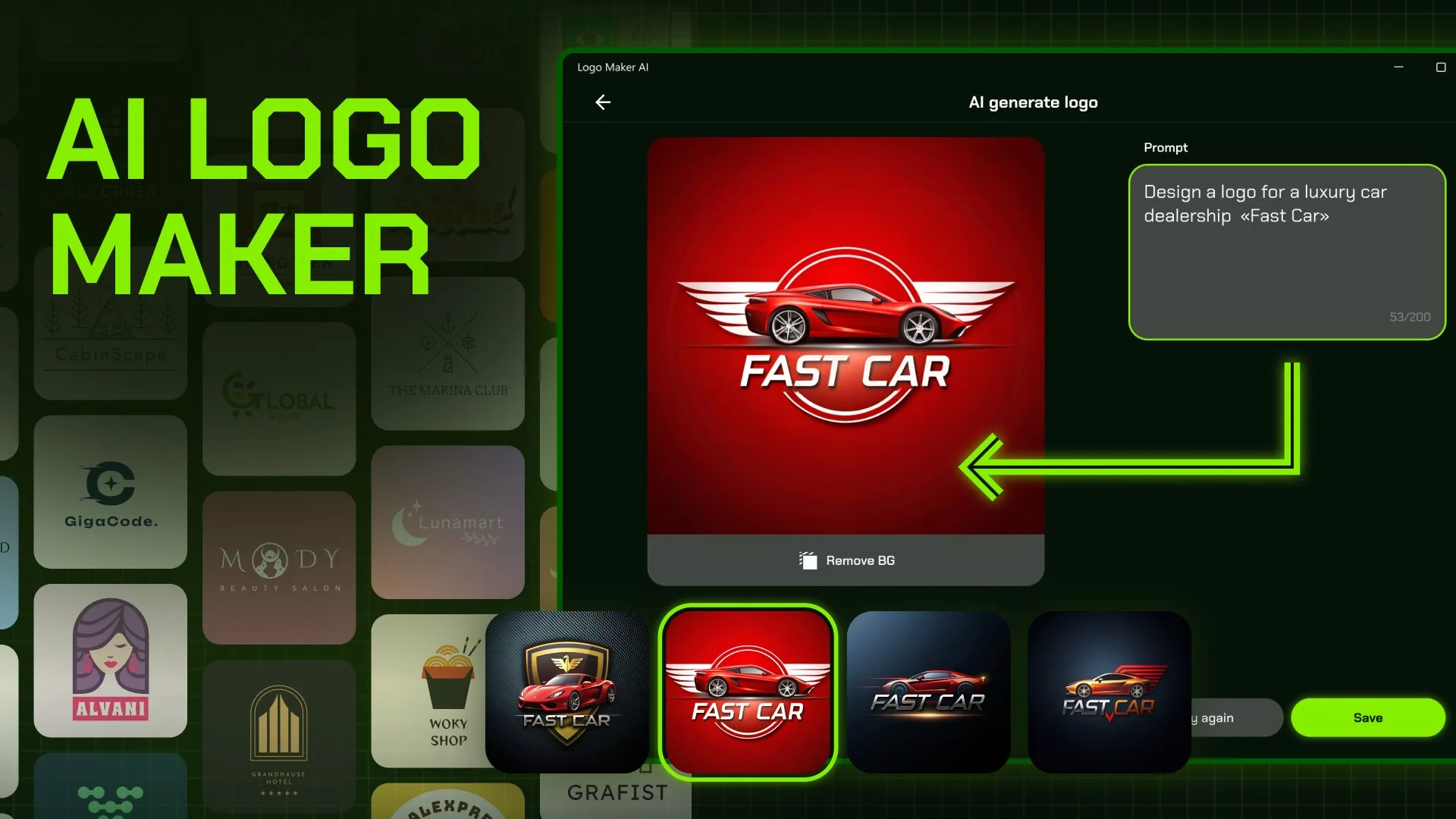 Logo Maker AI - Brand Identity & Banner Maker screenshot 1