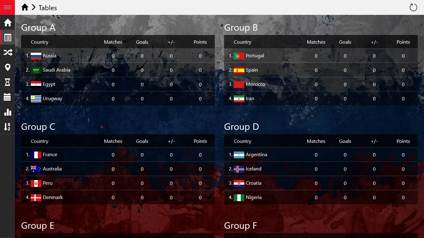 Russia 2018 Schedule screenshot 4