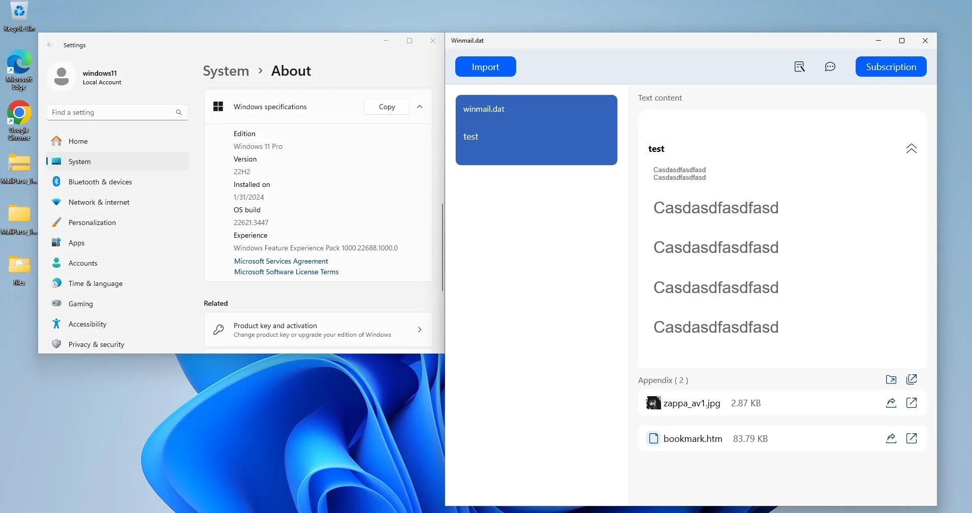 Winmail.dat - Dat File Viewer screenshot 4