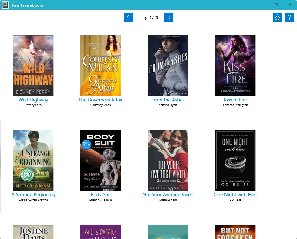 Real Free eBooks screenshot 1