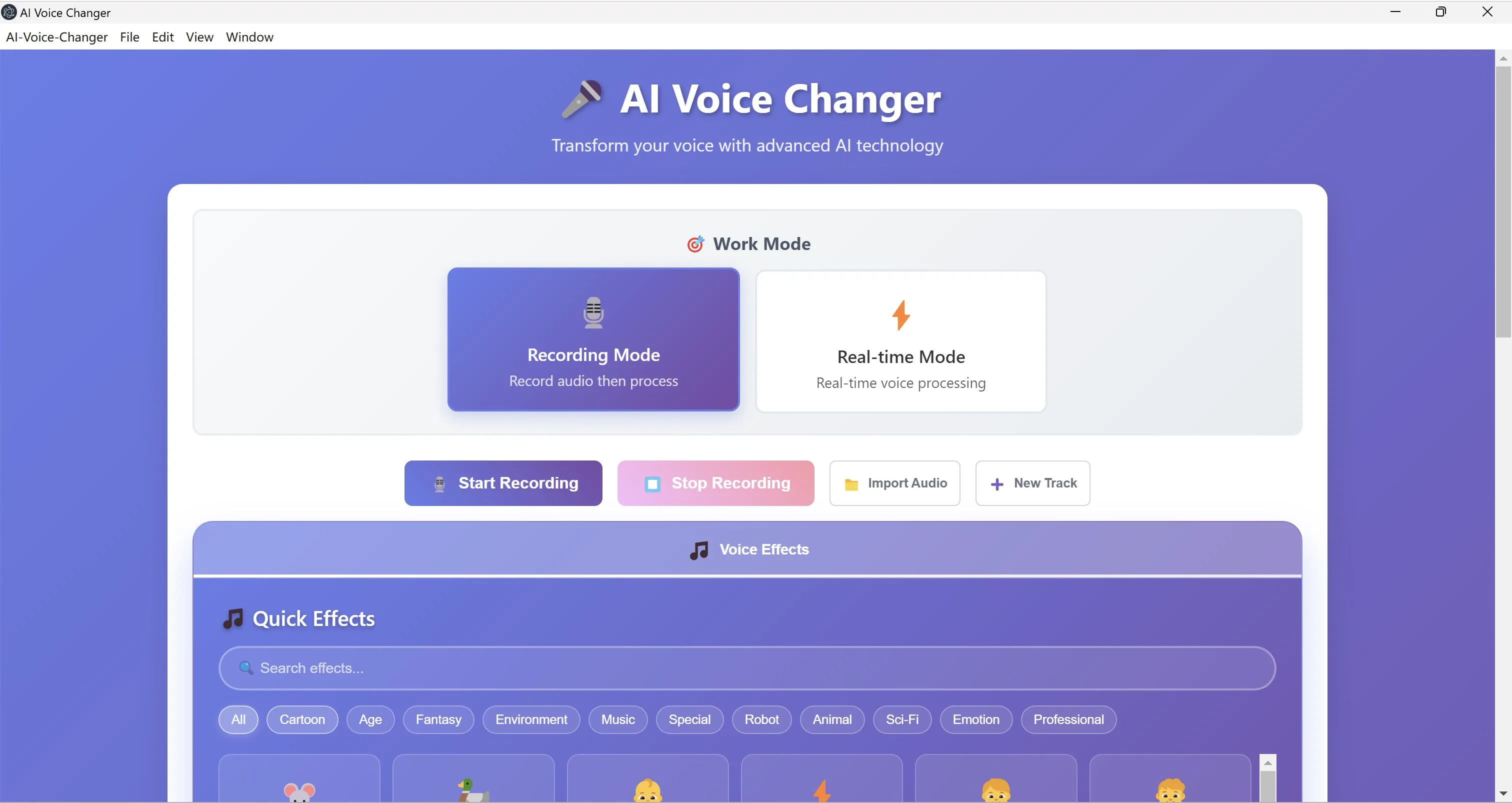 AI Voice Changer screenshot 1