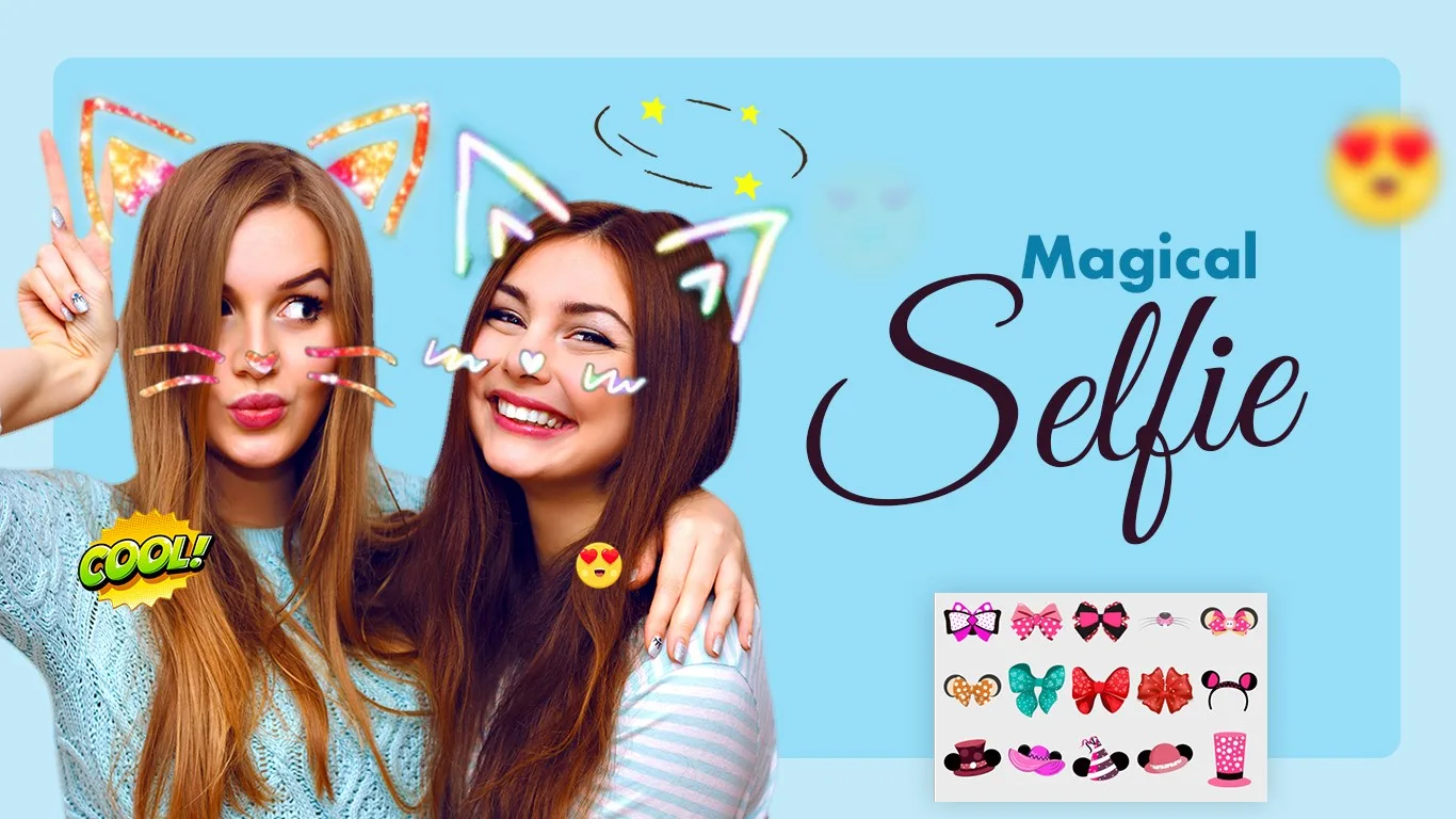 Face Filter and Selfie Editor - Sweet Camera screenshot 4