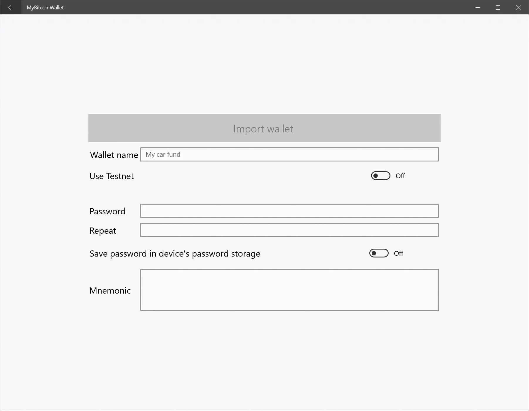 MyBitcoinWallet screenshot 4