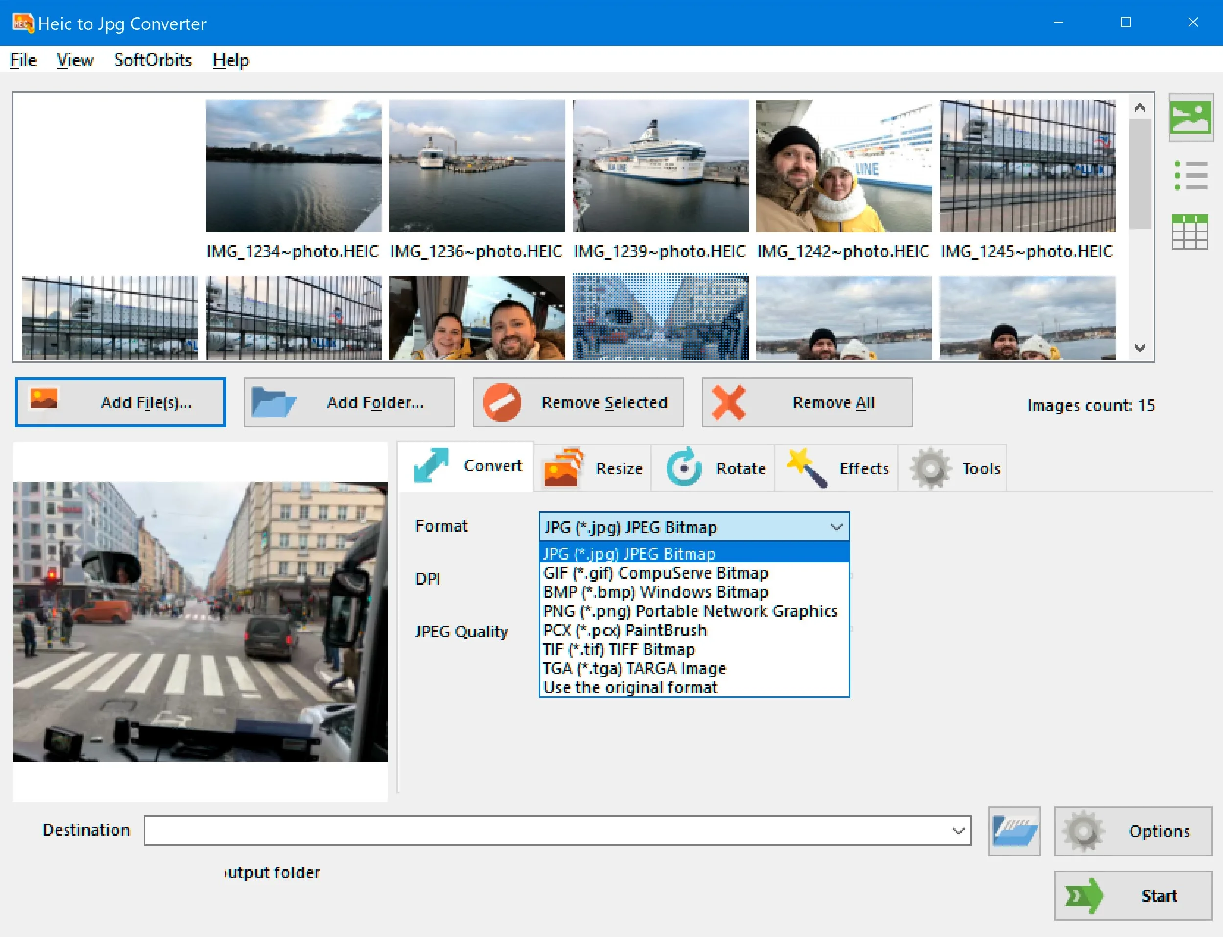 Convert HEIC to JPG screenshot 1