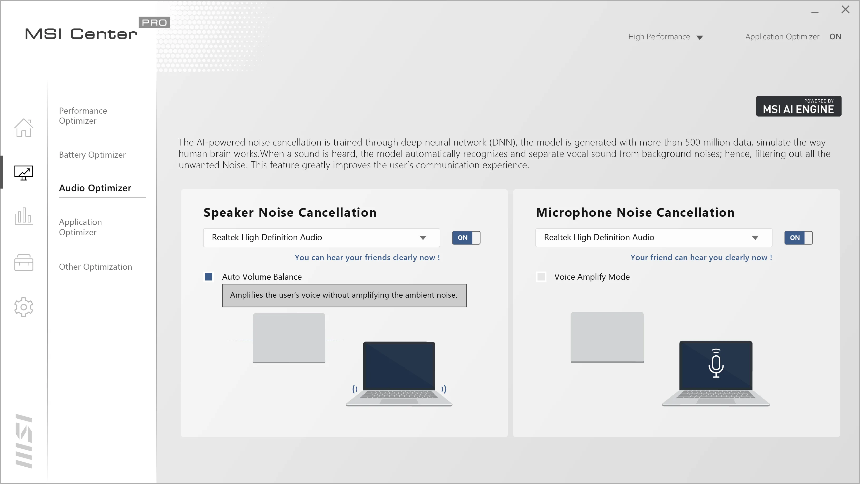 MSI Center Pro screenshot 3