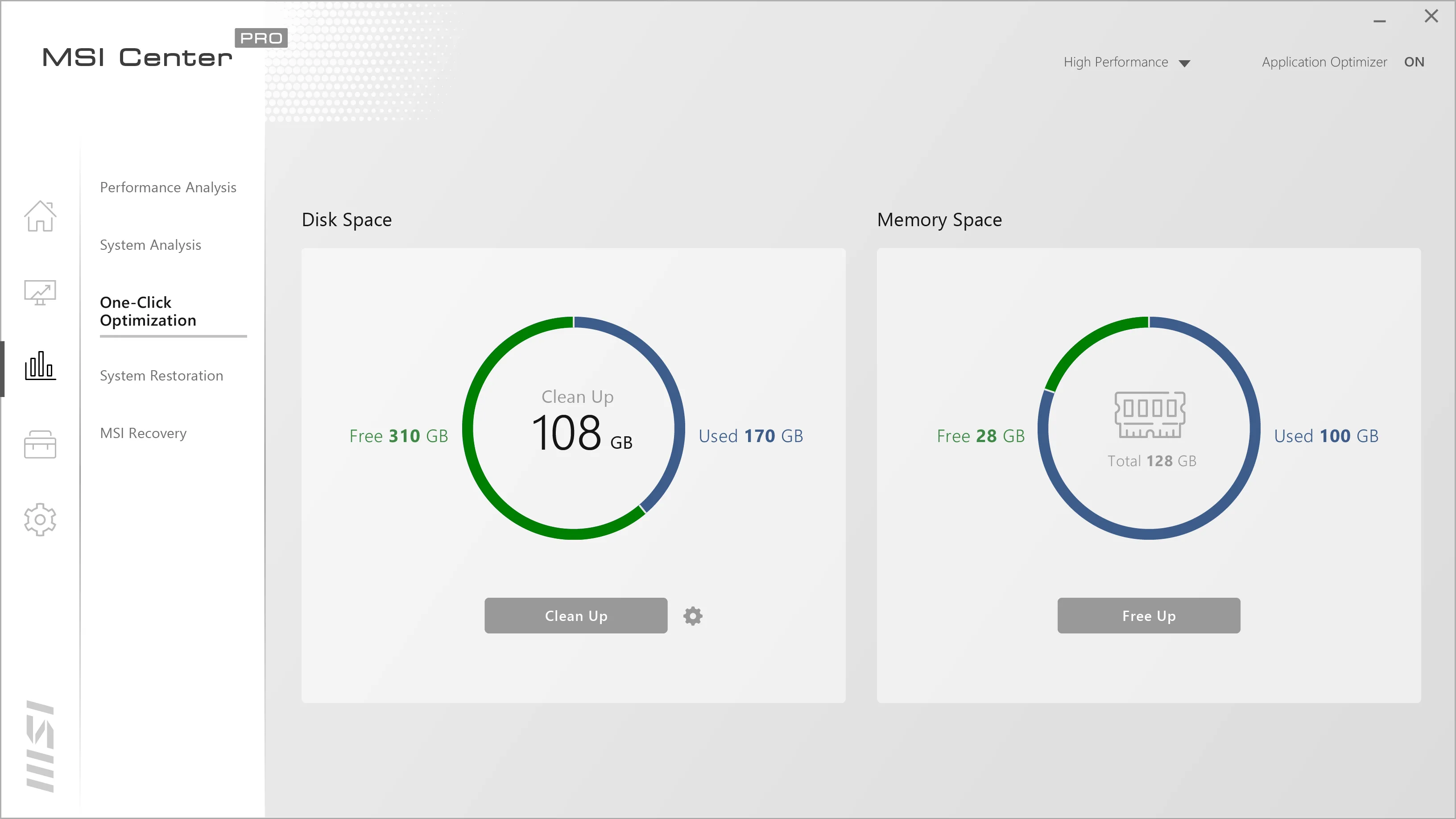 MSI Center Pro screenshot 5