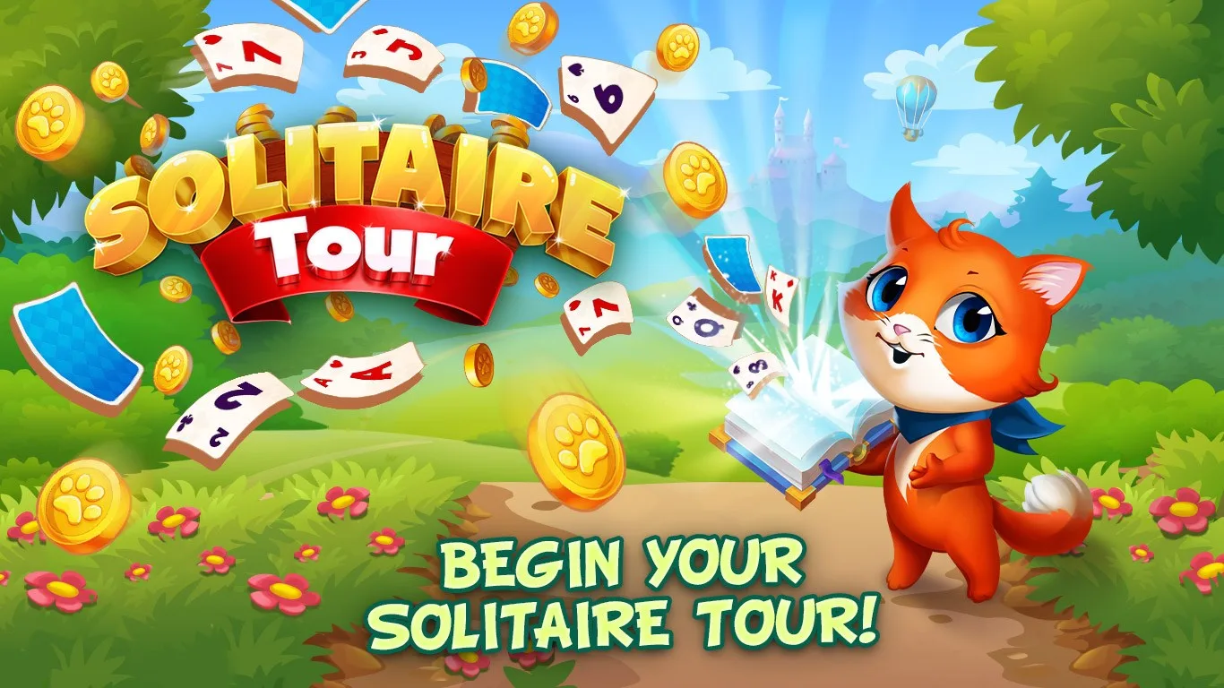 Solitaire Tour: Classic Tripeaks Card Games screenshot 2
