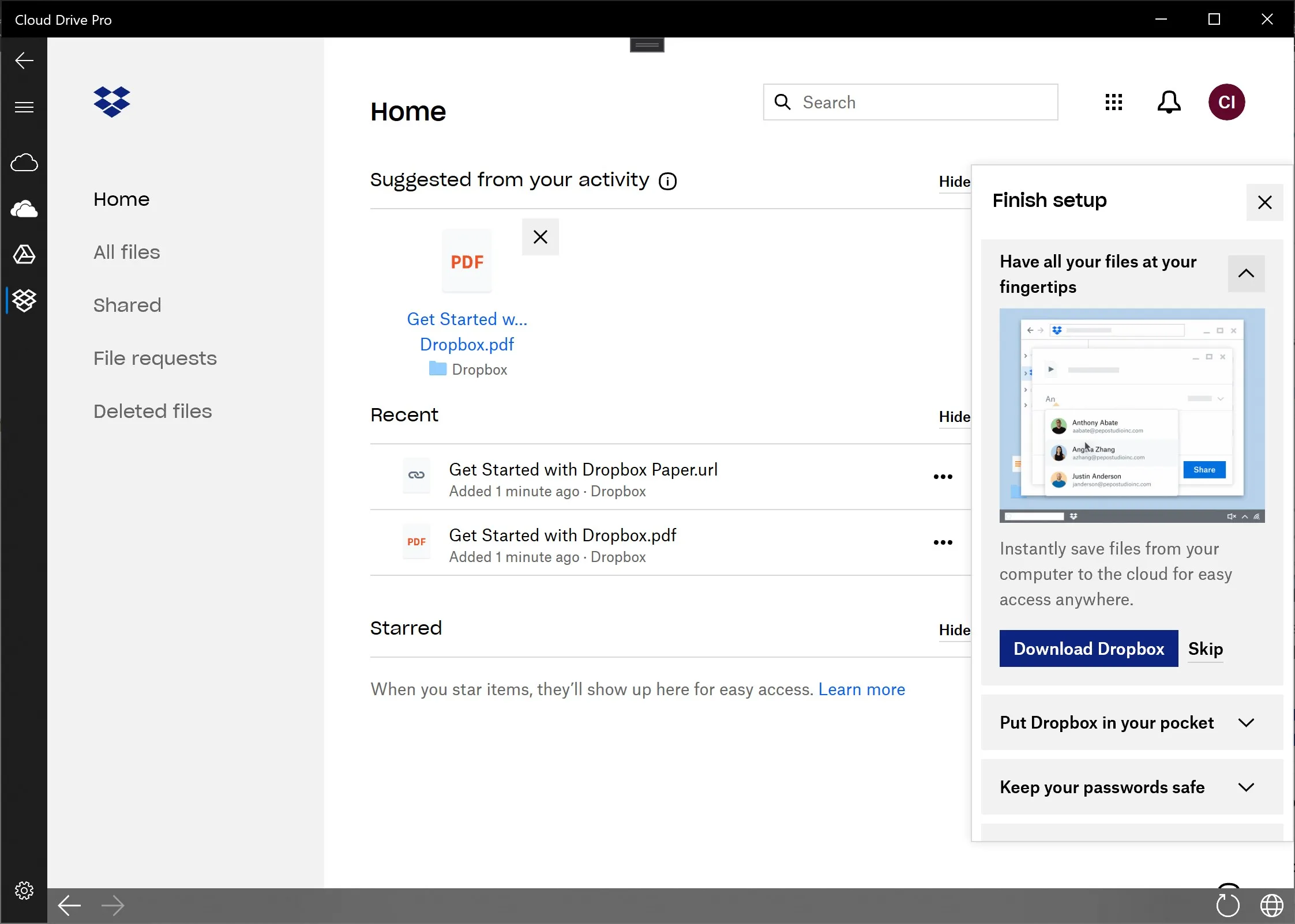 Cloud Drive for Storage Service screenshot 4