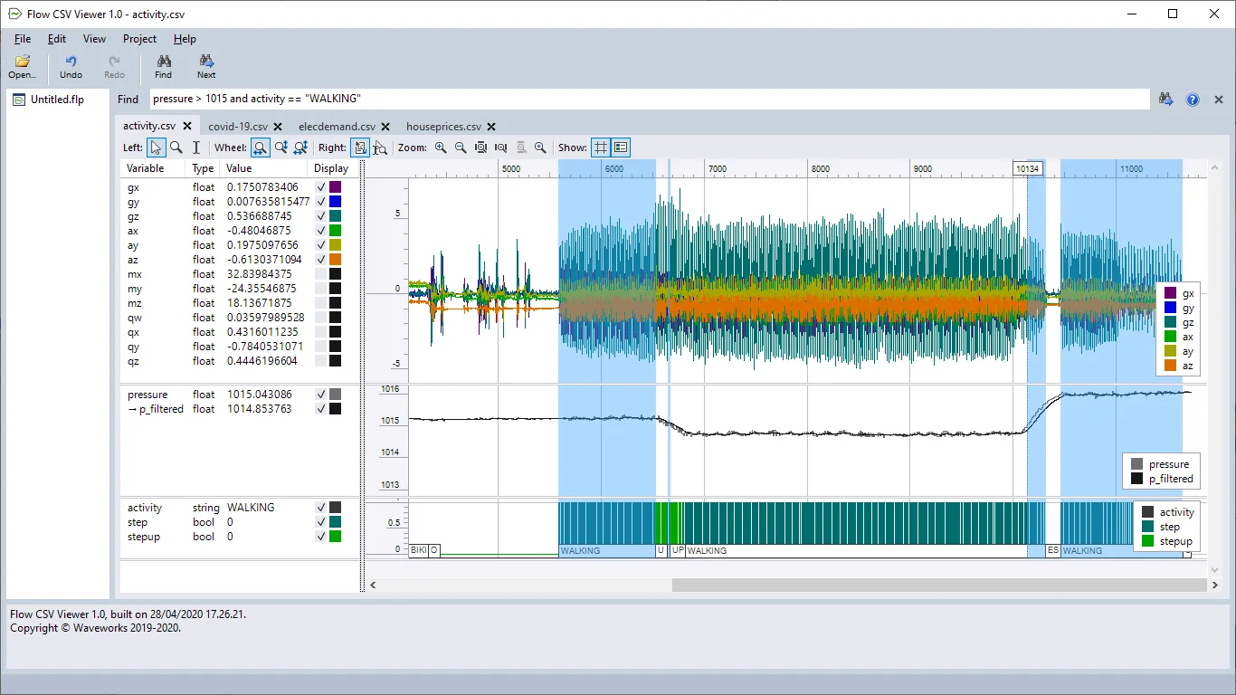 Flow CSV Viewer screenshot 1