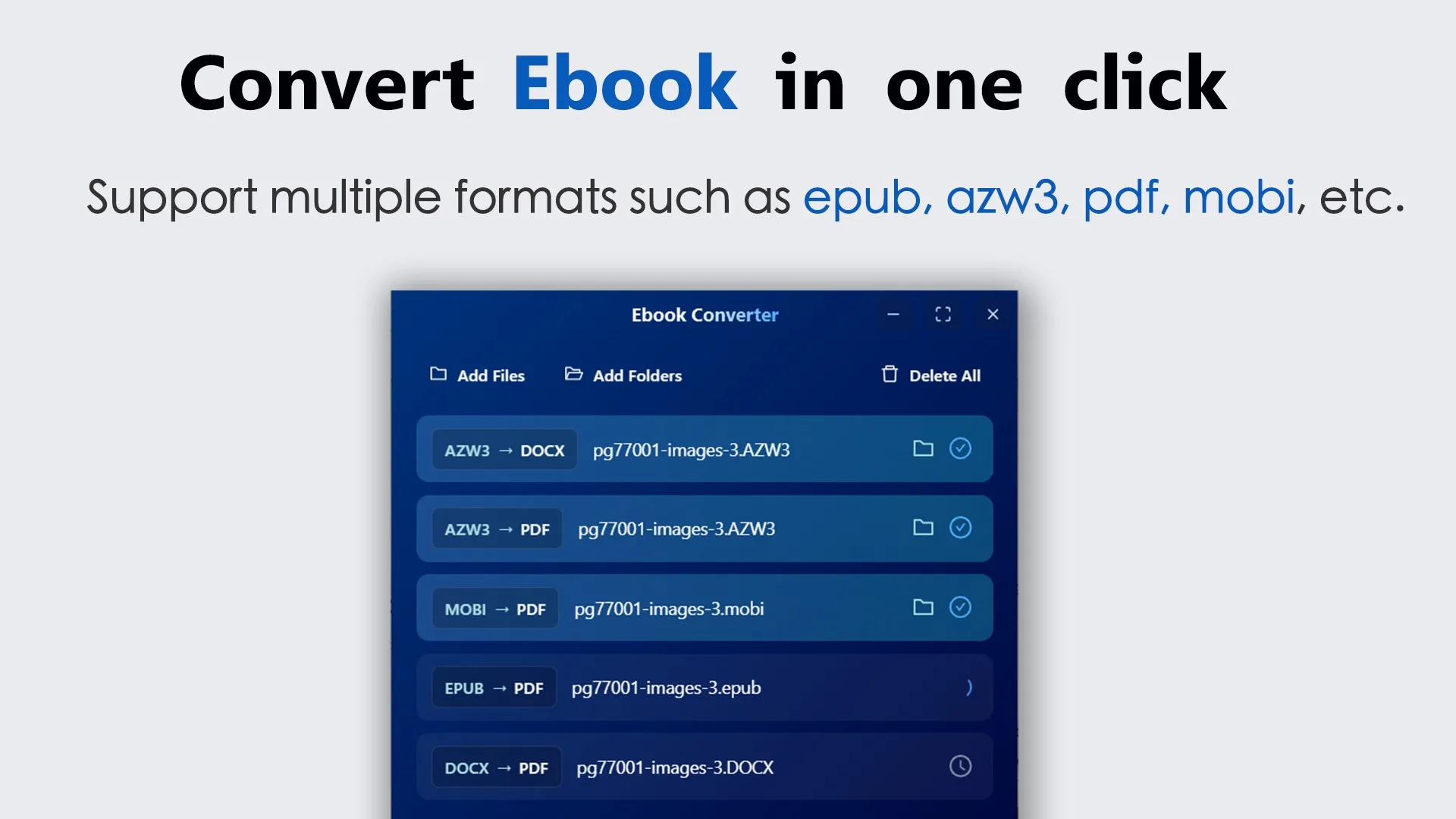 epub to pdf - pdf to epub screenshot 1