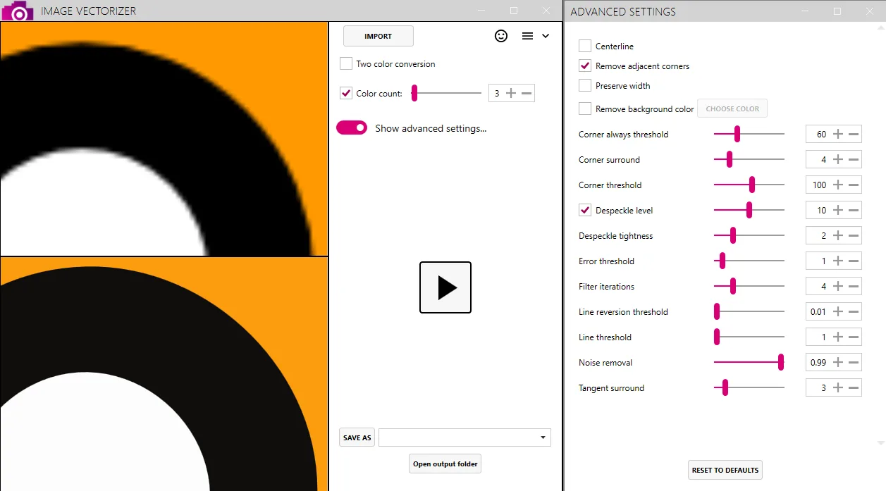 Image Vectorizer screenshot 2