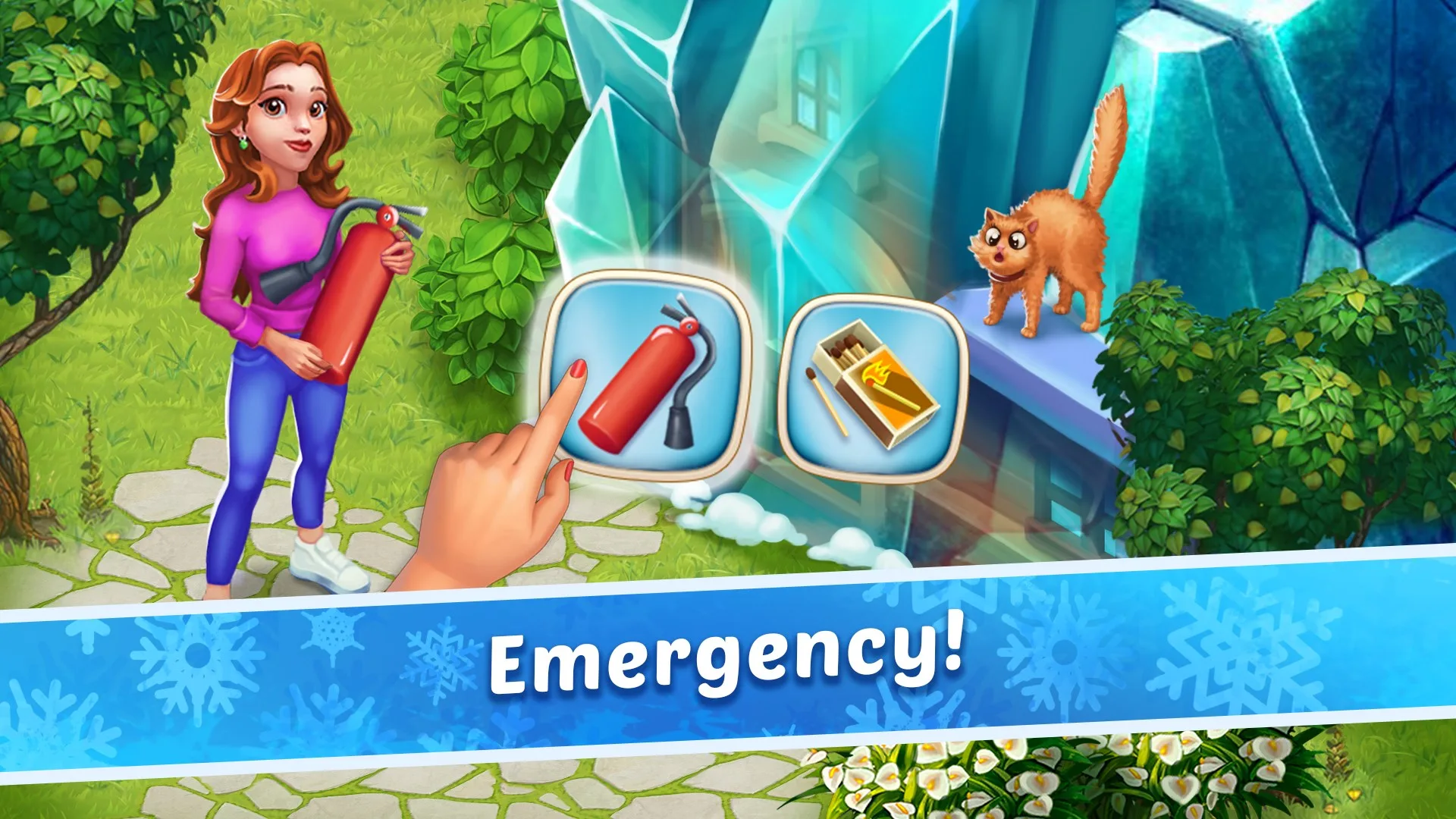 Coldscapes: My Match-3 Family screenshot 1