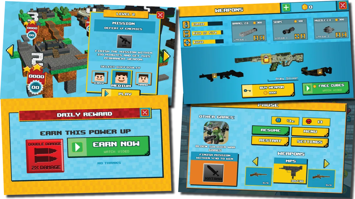 Cube Steel: Maximum Survival screenshot 3