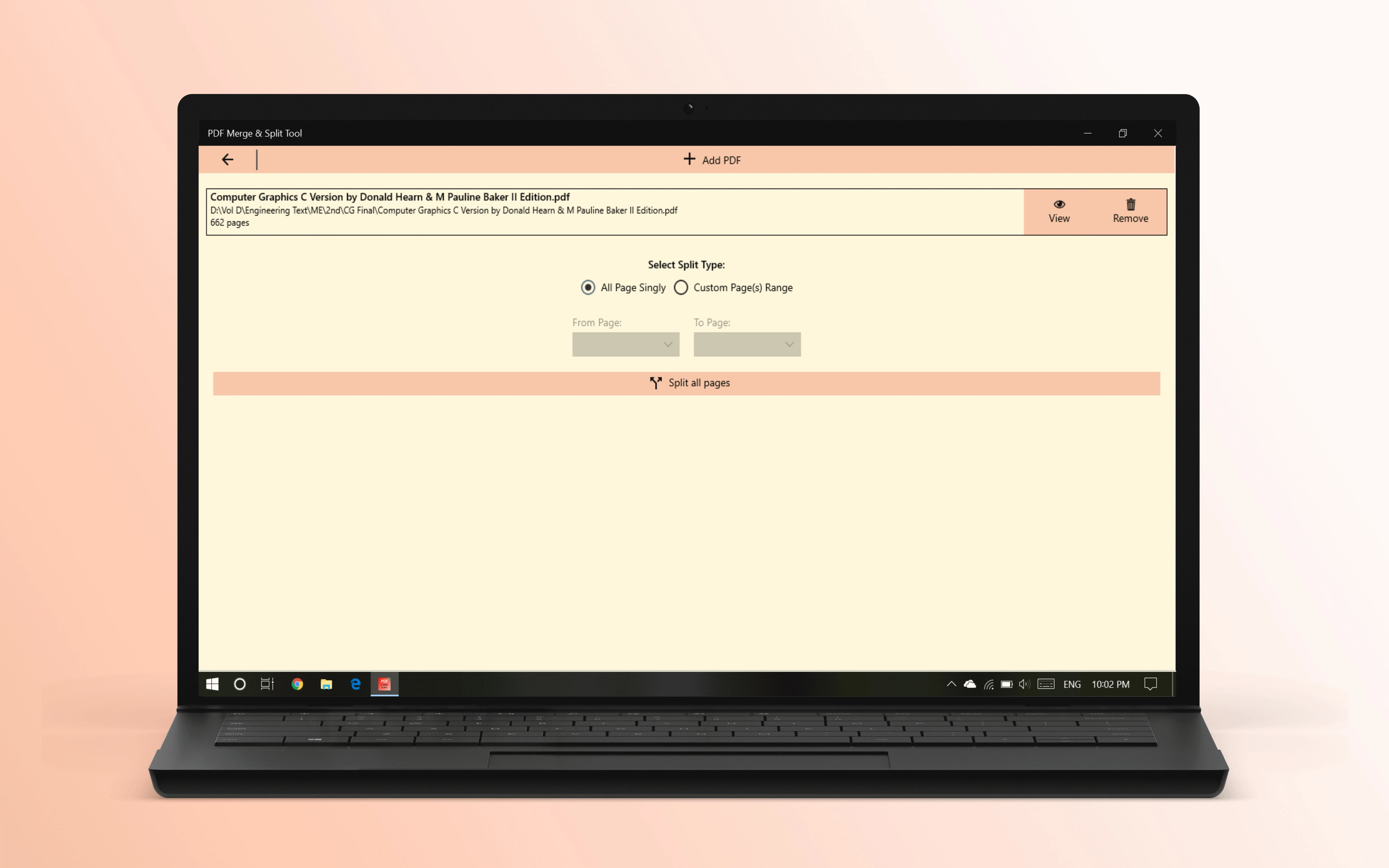 PDF Merge & Split Tool screenshot 3